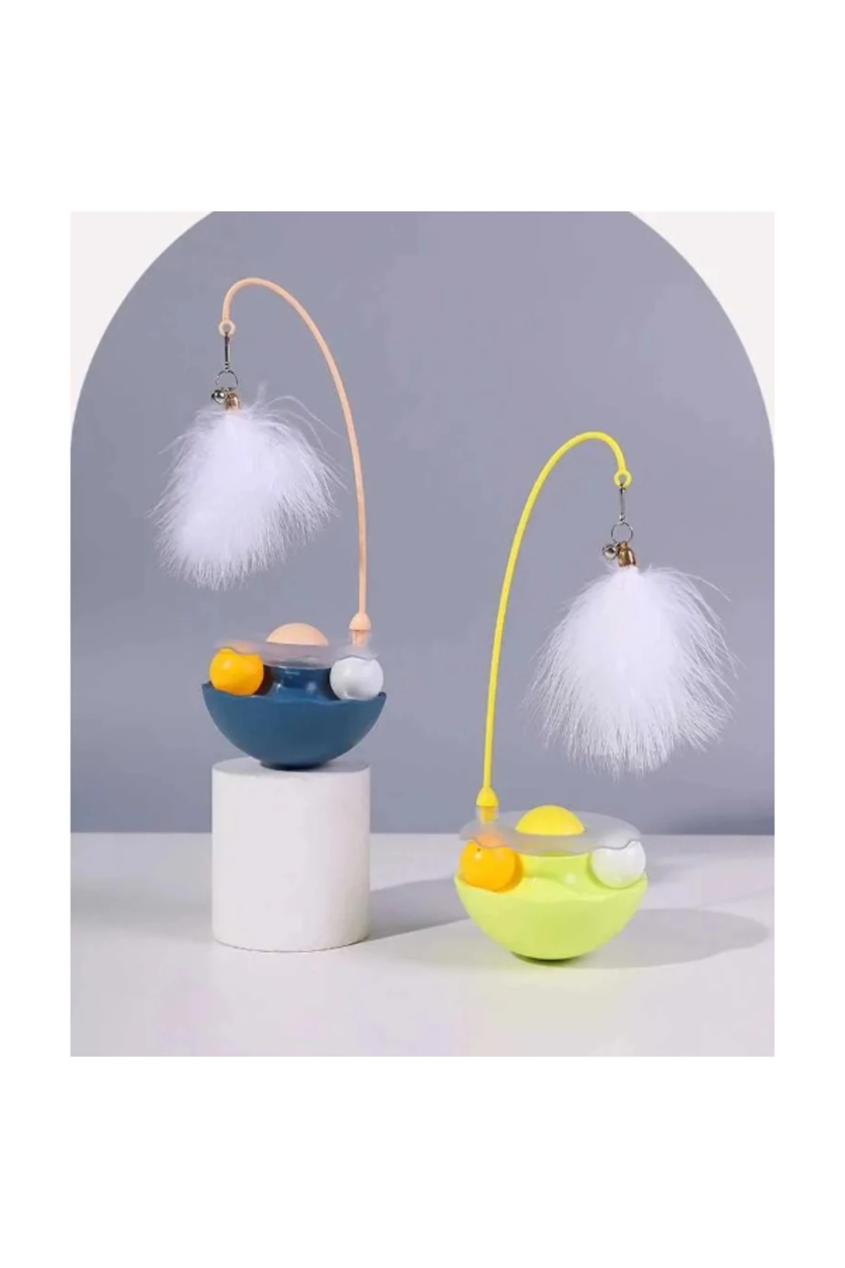 Zilli Kedi Otlu Hacıyatmaz Oyuncağı