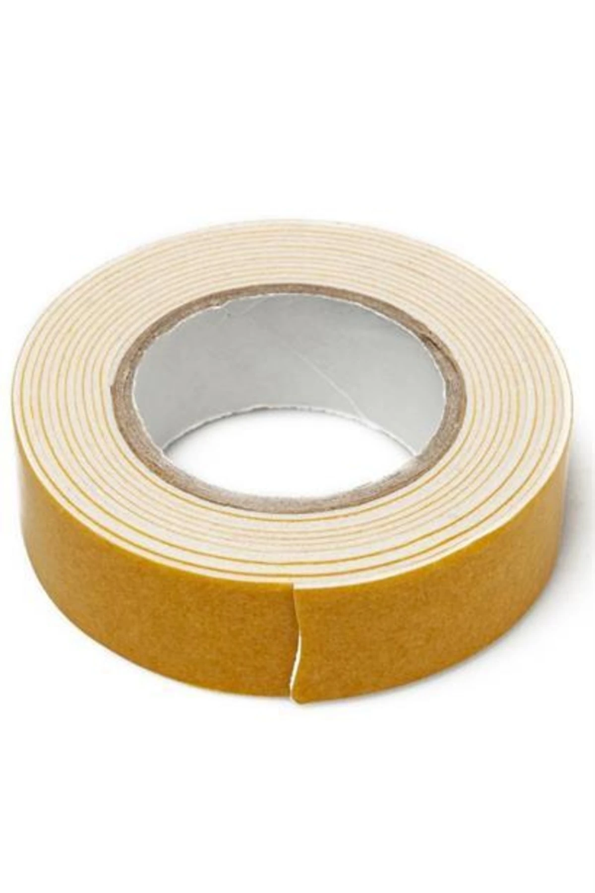 Çok Amaçlı Tüm Yüzeylerde Kullanıma Uygun Beyaz Çift Taraflı Köpük Sünger Montaj Bant
