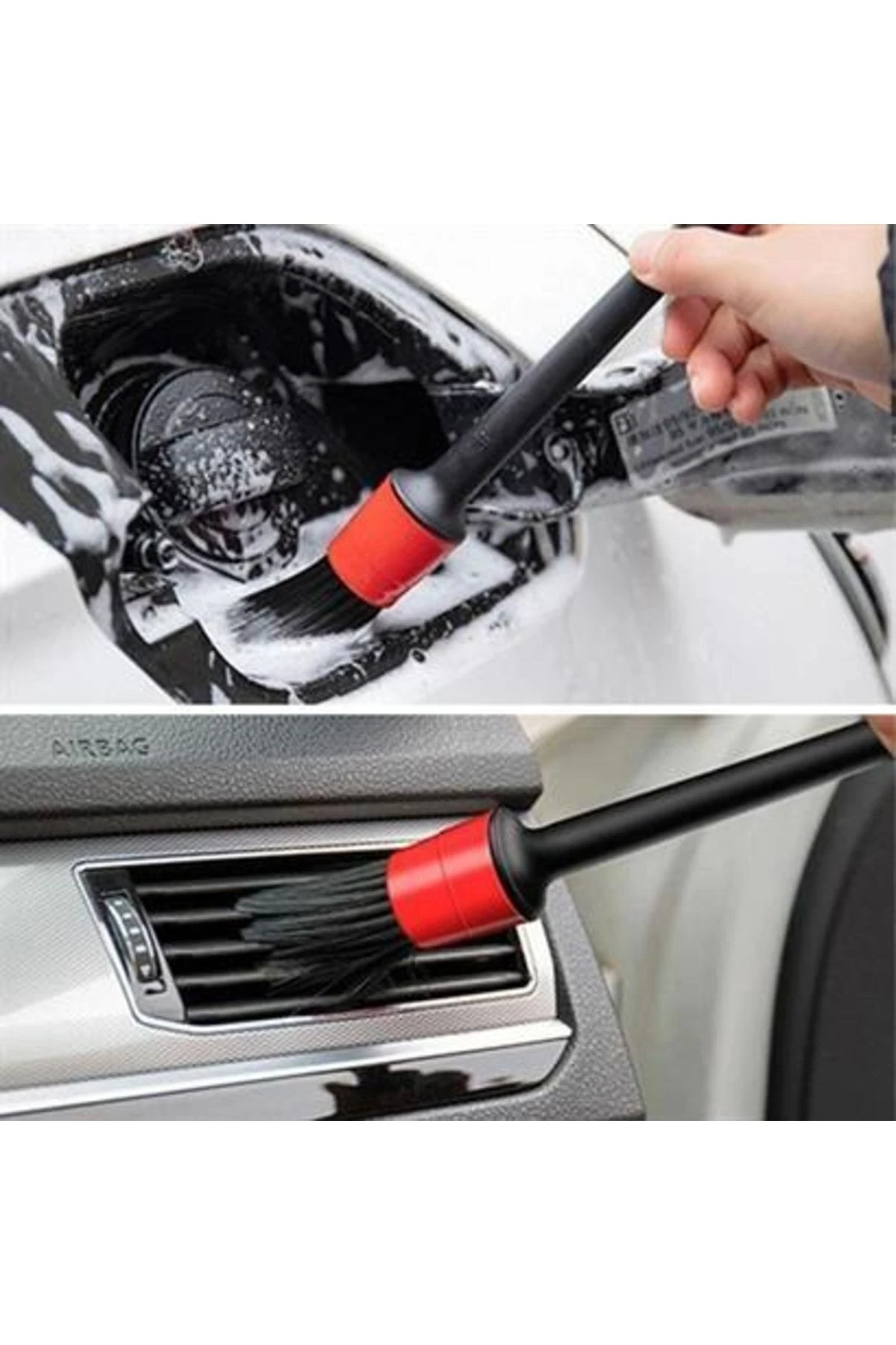 Yumuşak Kıllı Iç Ve Dış Temizlik Için 5 1 Detaylı Araç Oto Temizlik Bakım Fırça Seti