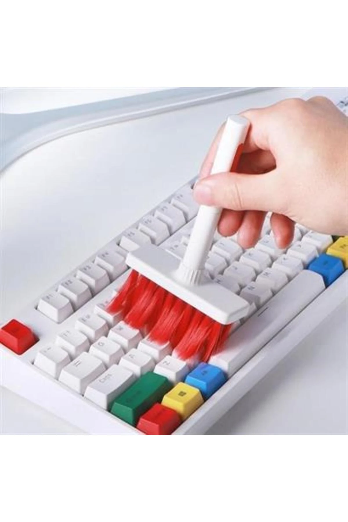 roichil® Çok Amaçlı Kırmızı Hassas Fırça Başlıklı Bilgisayar Laptop Temizleme Fırçası