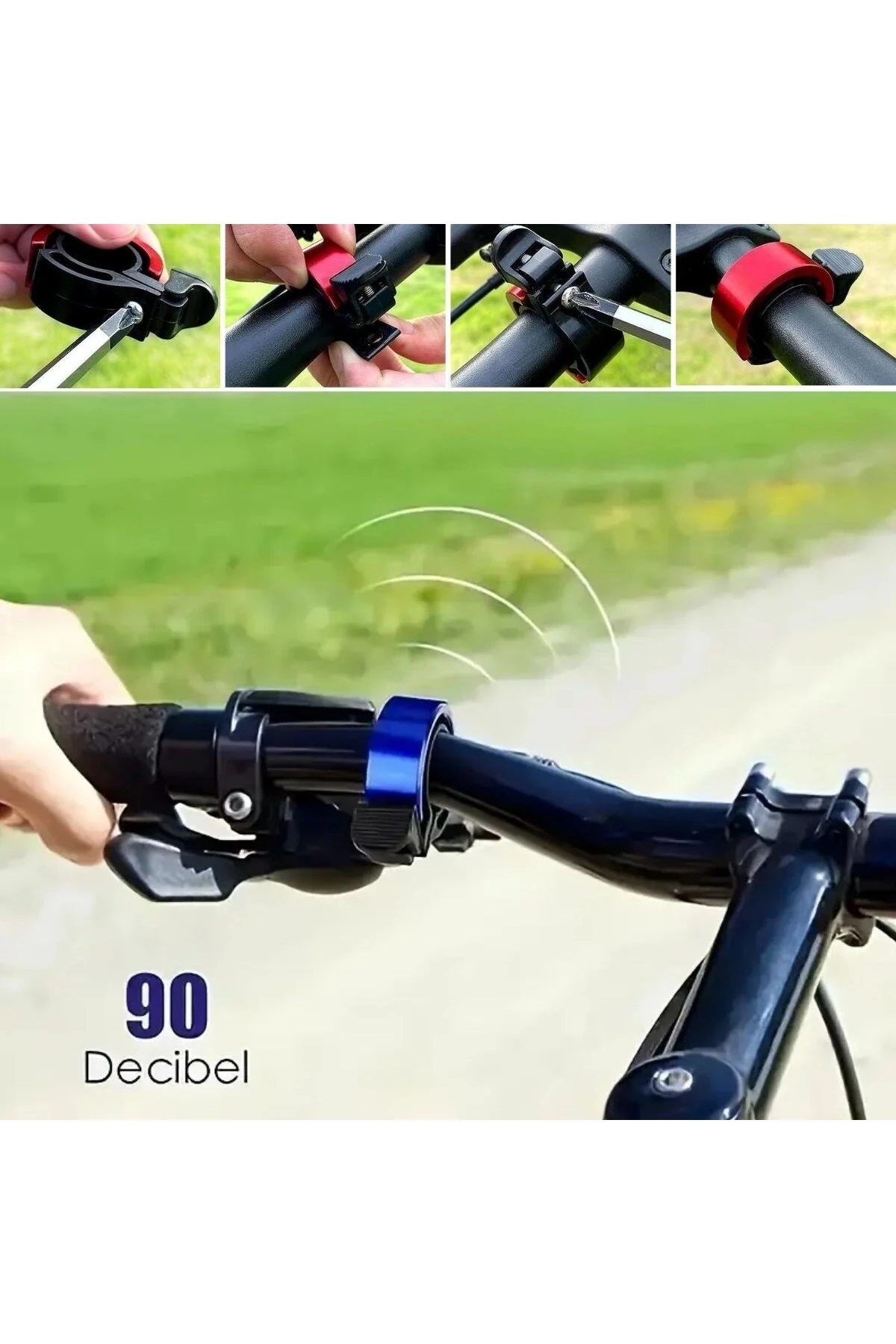 ® Ultra-Yüksek Sesli Alüminyum Alaşımlı Bisiklet Zili