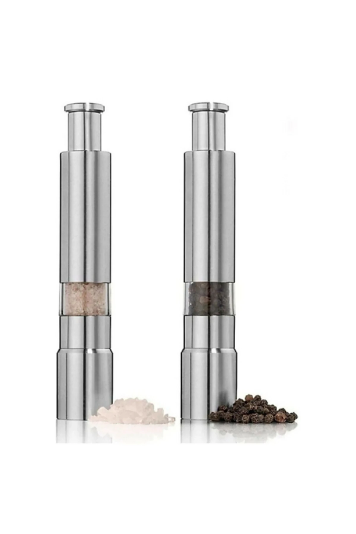 Paslanmaz Çelik Otomatik Basmalı Baharat Öğütücü