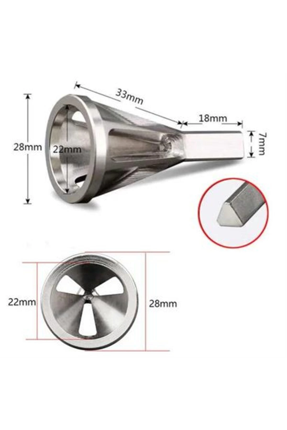 Çapak Alma Harici Çapak Alıcı Paslanmaz Çelik Çapak Kaldırma Cıvata Çapak Alma Matkap Ucu