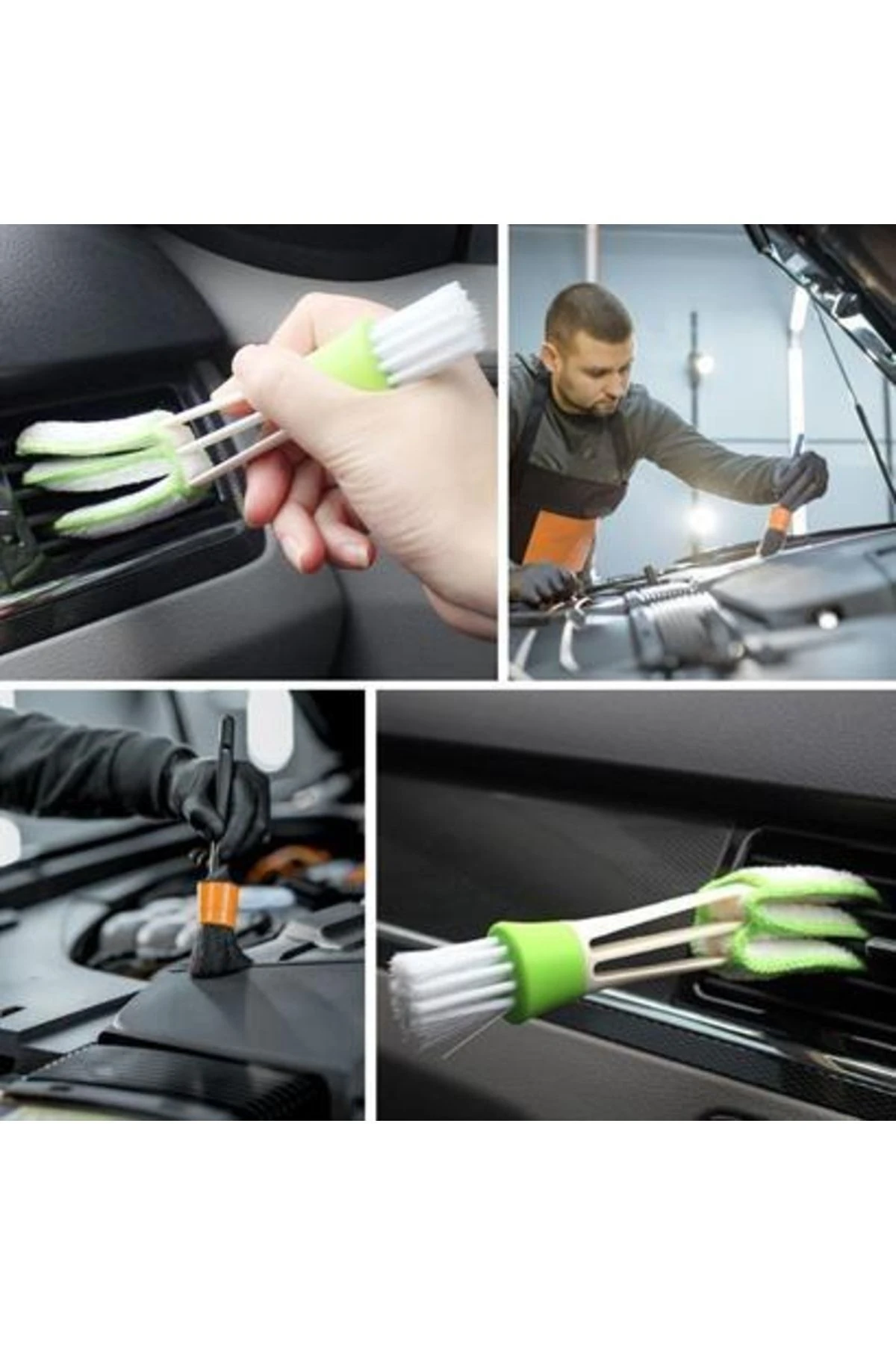 Yumuşak Kıllı Iç Ve Dış Temizlik Için 5 1 Detaylı Araç Oto Temizlik Bakım Fırça Seti