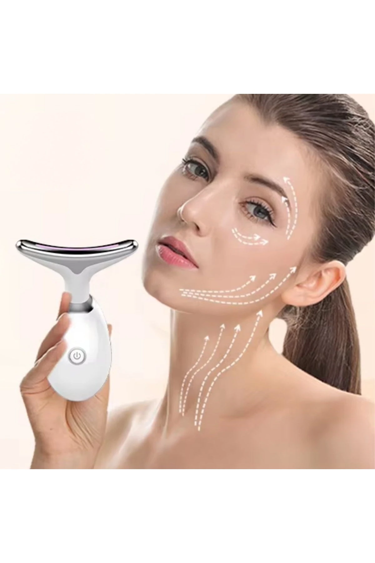 7 Farklı Işık Modlu Titreşimli Boyun Ve Yüz Ems Güzellik Cihazı