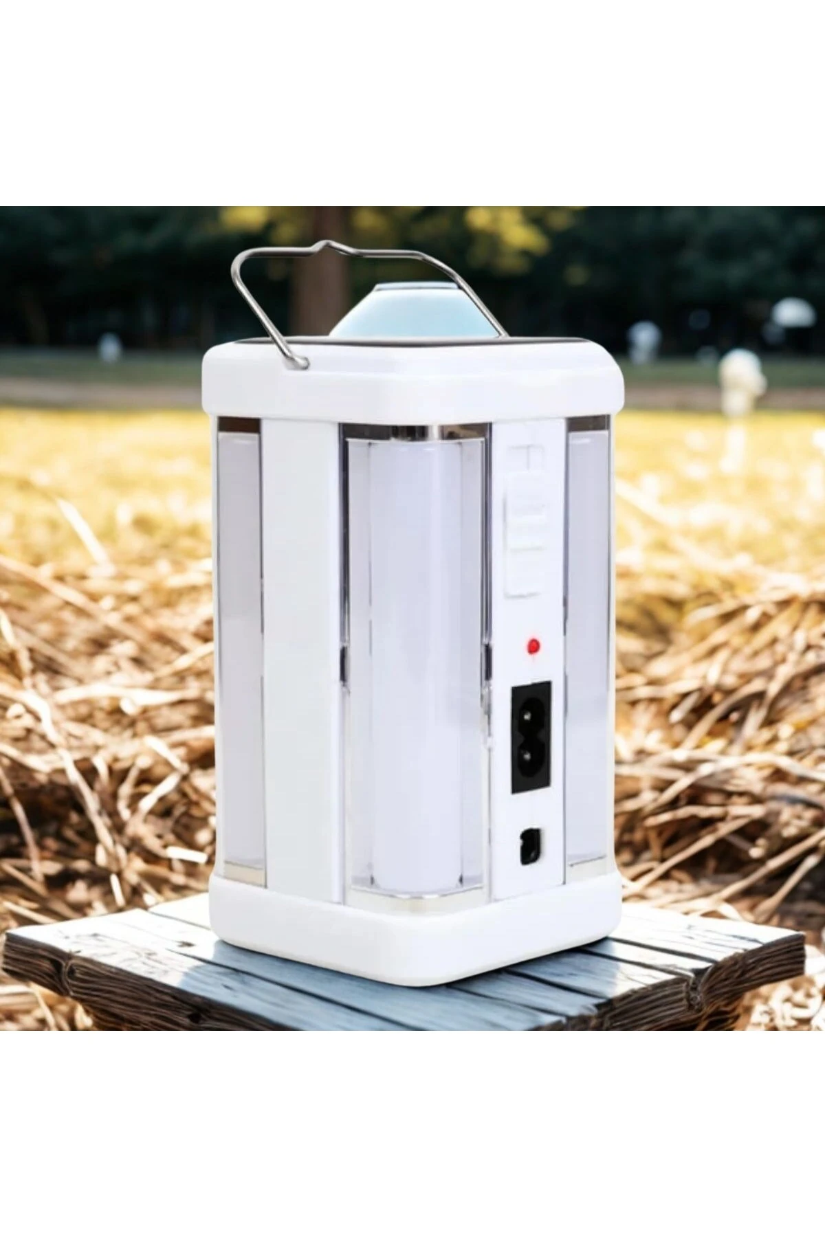 Güneş Enerjili Şarjlı Işık 1200mAh Yeniden Şarj Edilebilir Batarya