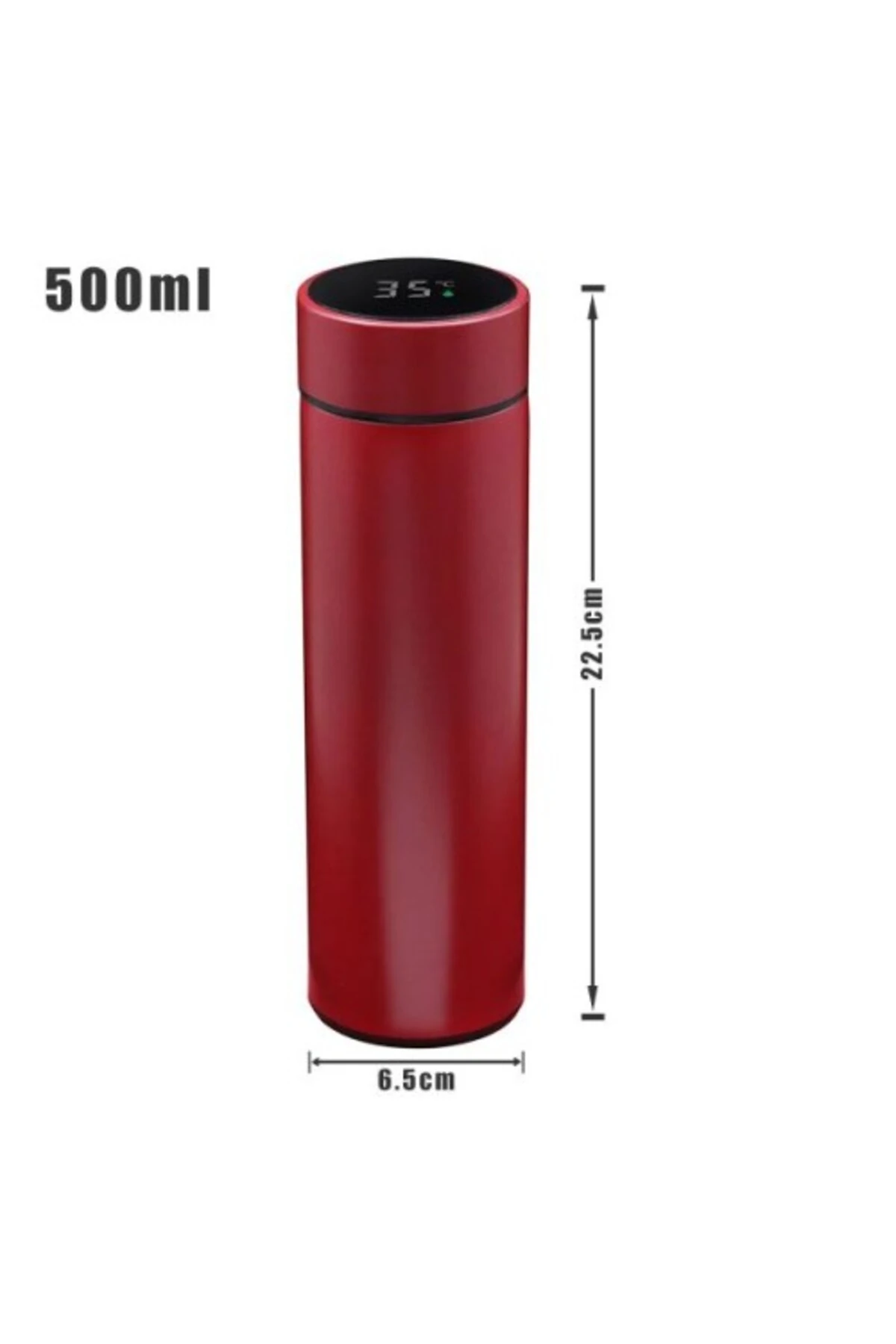 Sıcaklık Göstergeli Dijital Termos 500 ml
