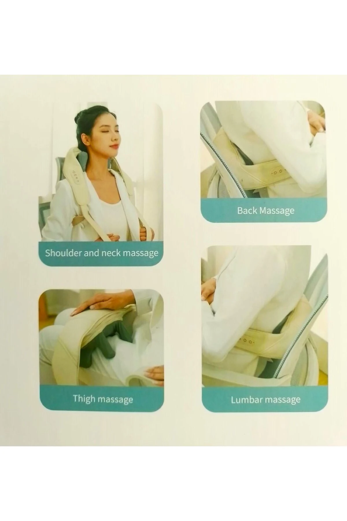 YOĞURMALI ÇOK AMAÇLI BOYUN SIRT BACAK BEL AYAK MASAJ ALETİ CİHAZI