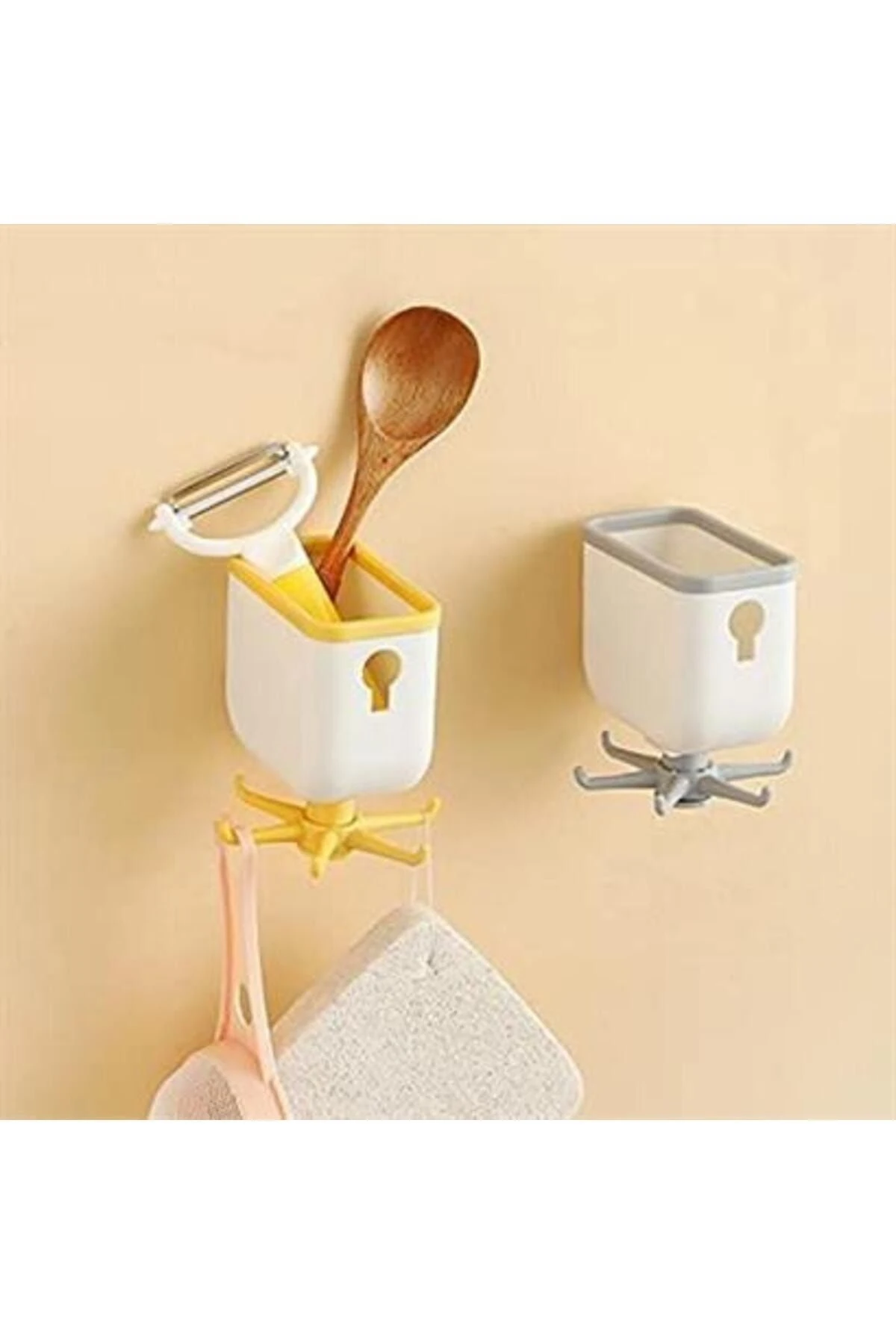 roichil® Pratik Mutfak Askılığı Organizatör Ve Mutfak Düzenleyici Çok Amaçlı Askı