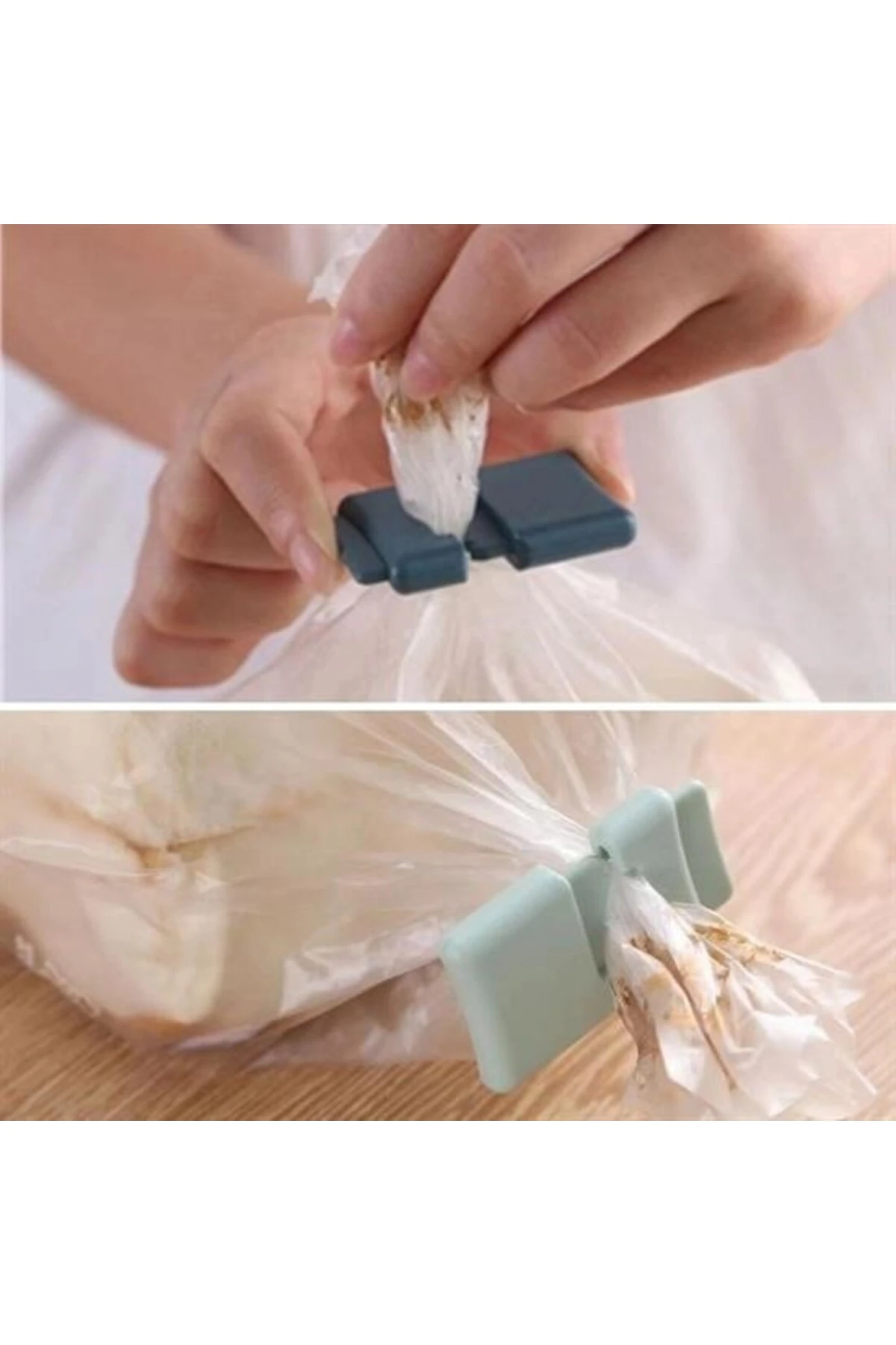 ® 6lı Hava Sızdırmaz Poşet Torba Ambalaj Ve Paket Kıstırmalı Kapatma Klipsi