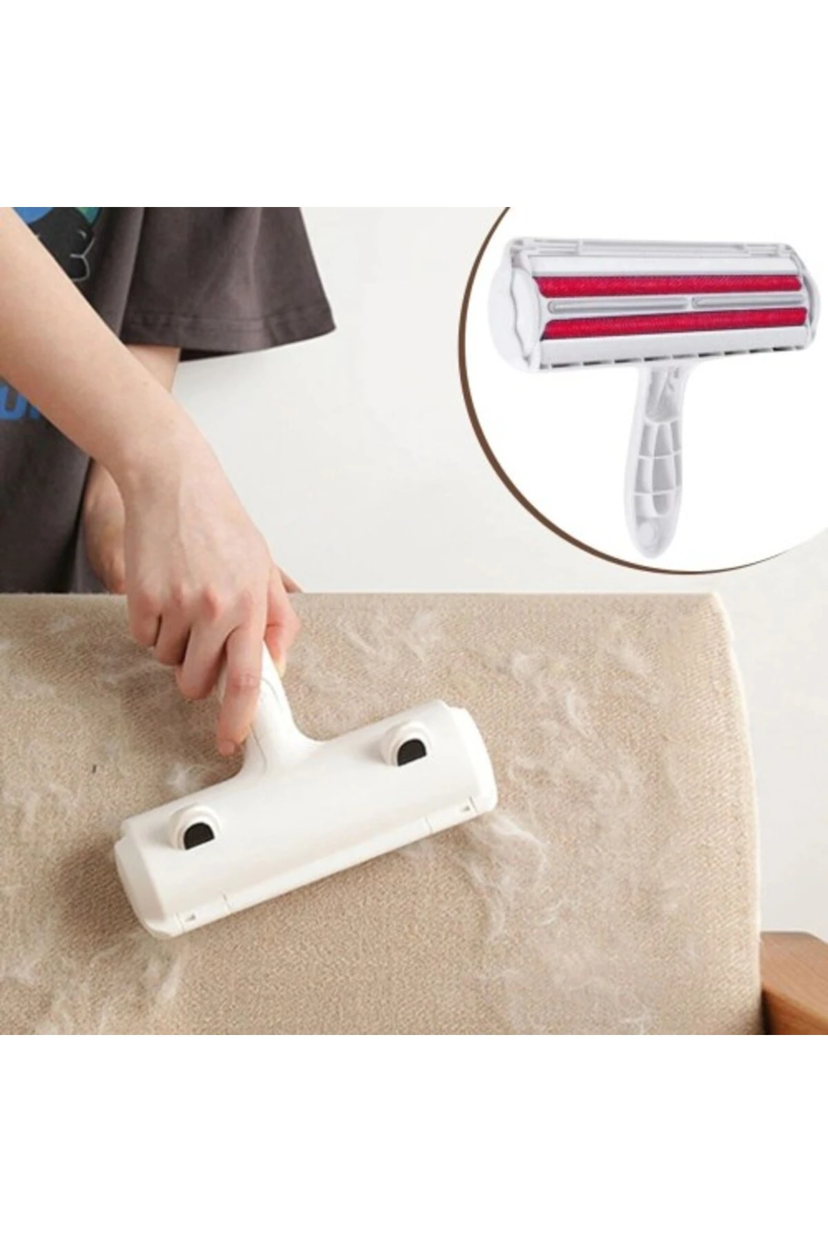 Hazneli Kedi Köpek Tüy Toplama Aleti