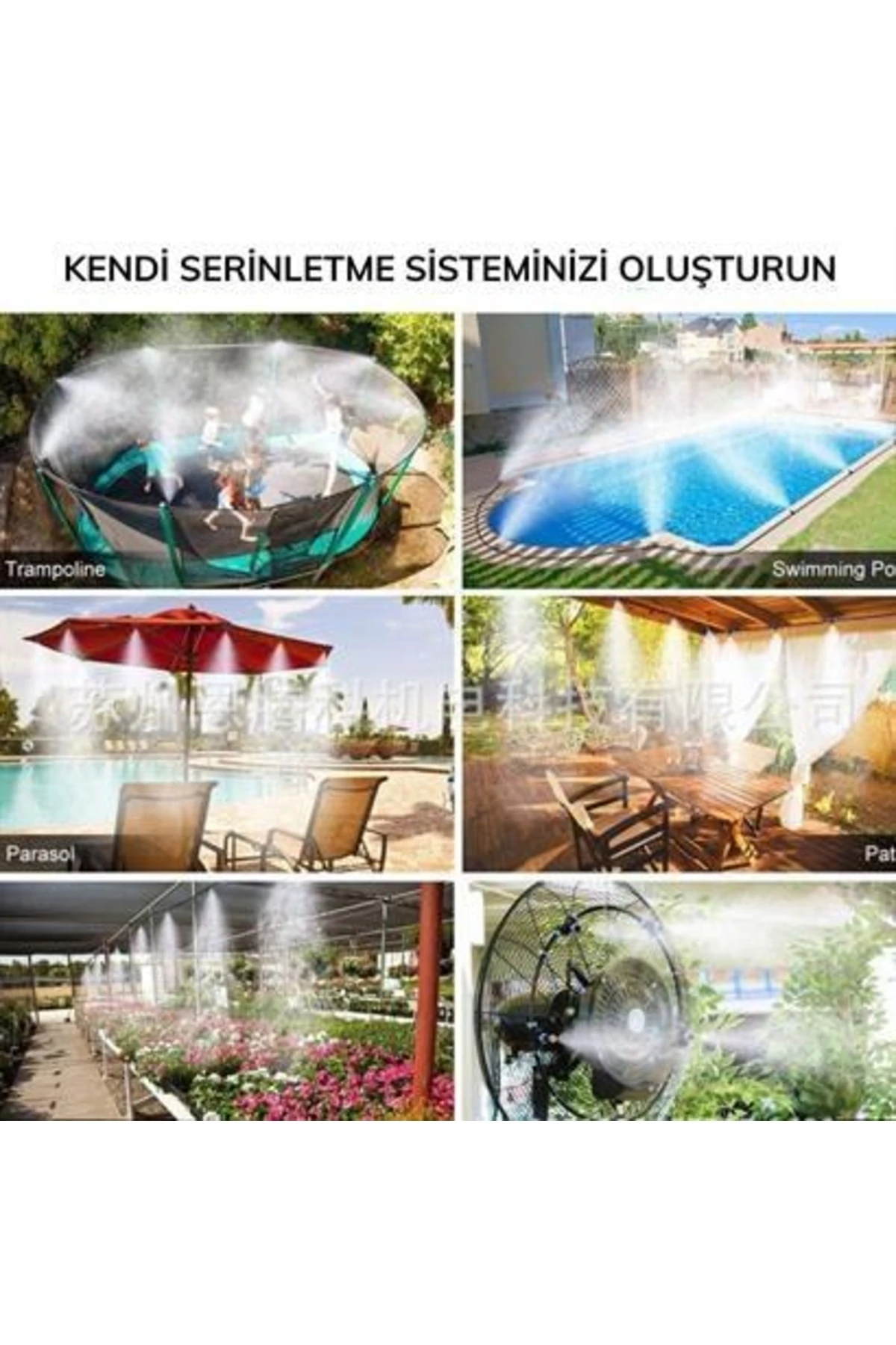 10 Metre Kendin Yap Balkon Veranda Çardak Kamelya Sulama Serinletme Ve Nemlendirme Sistemi ( Lisinya