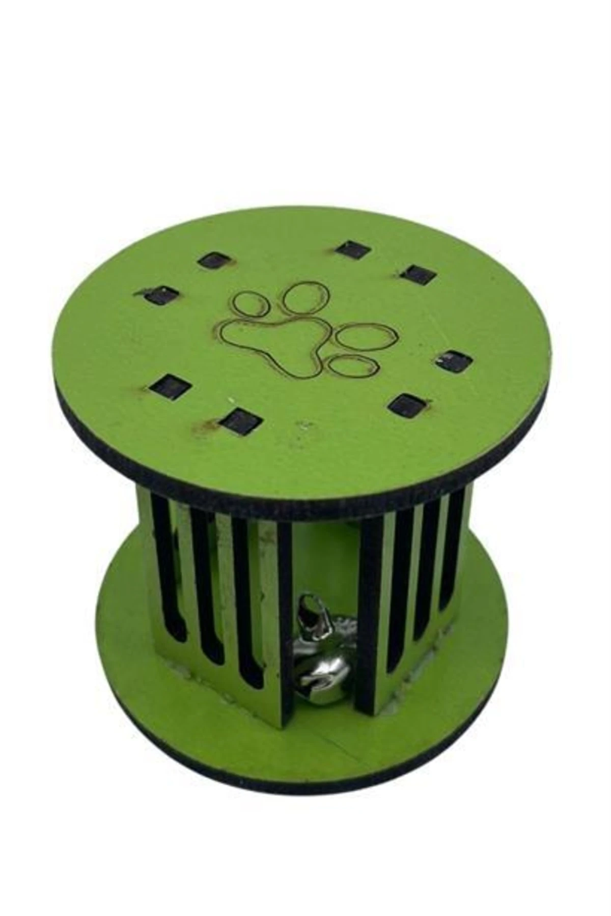 roichil® Mini Silindir Eğlenceli Renkli Sağlam Küçük Pati Izi Şekilli Kedi Oyuncağı