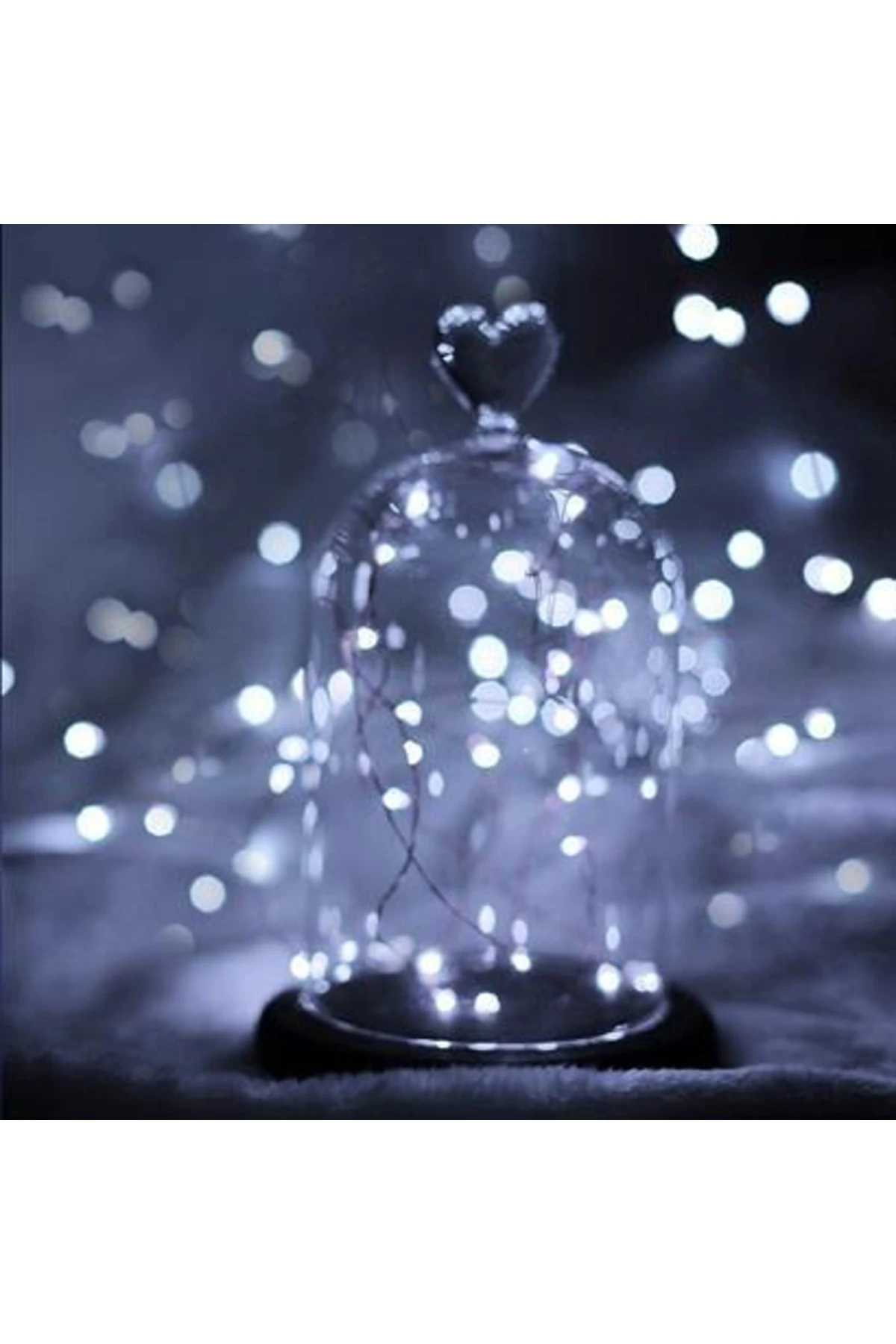 roichil® Pilli 5 Metre Dekoratif Peri Led Beyaz Aydınlatma Süsleme Lambası