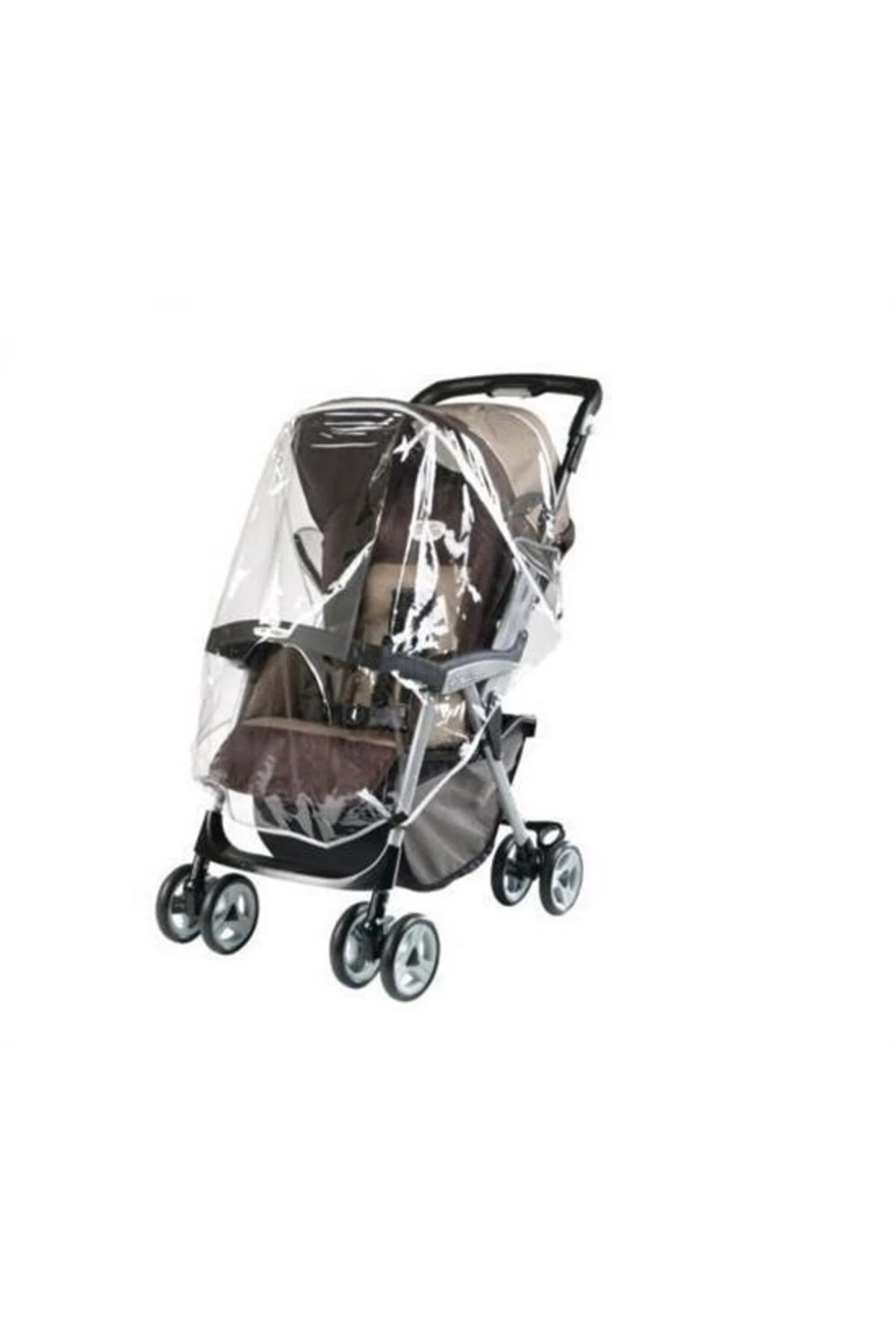 ® Bebek Arabası Puset Şeffaf Yağmurluk Rüzgar Engelleyici Muşamba