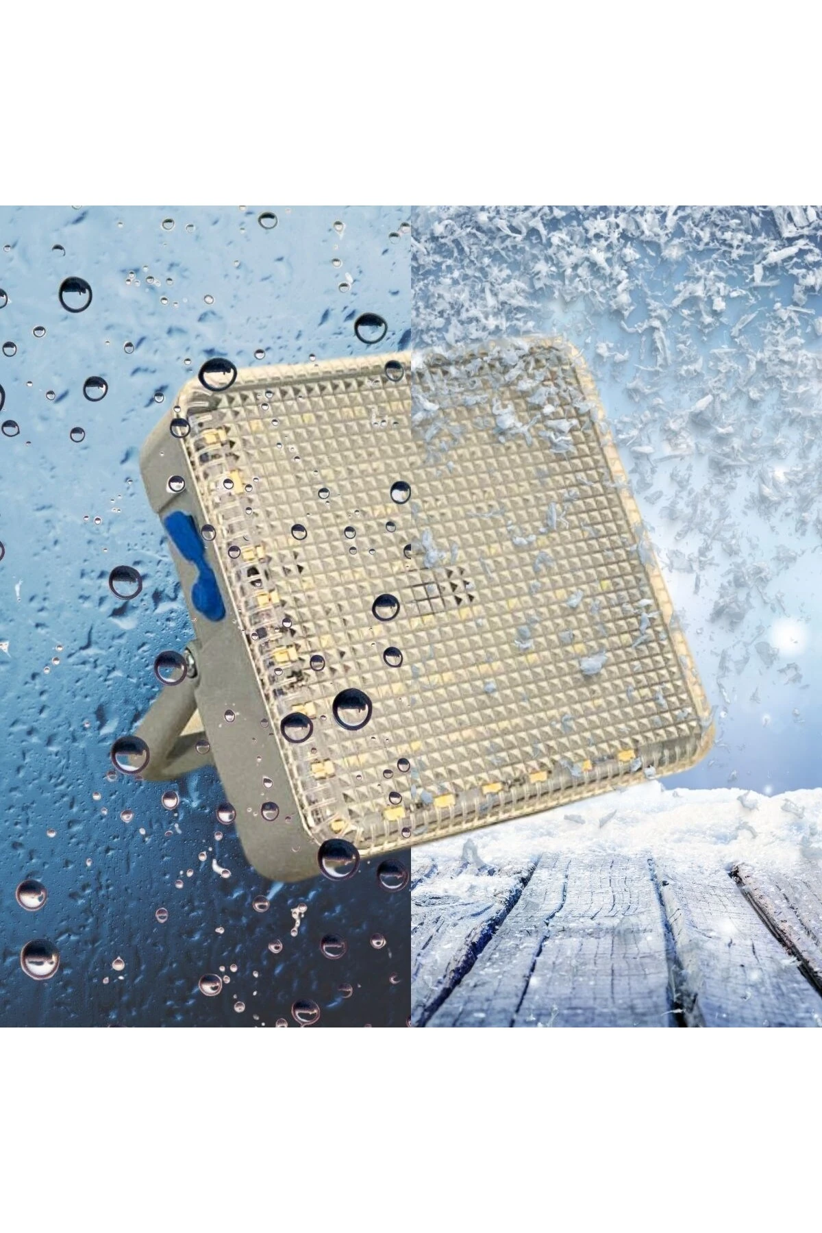 ® Dış Mekan ve Kamp İçin USB İle Şarj Olan 4 Farklı Işık Modlu Güçlü  Projektör Lamba 200W 3600 Mah