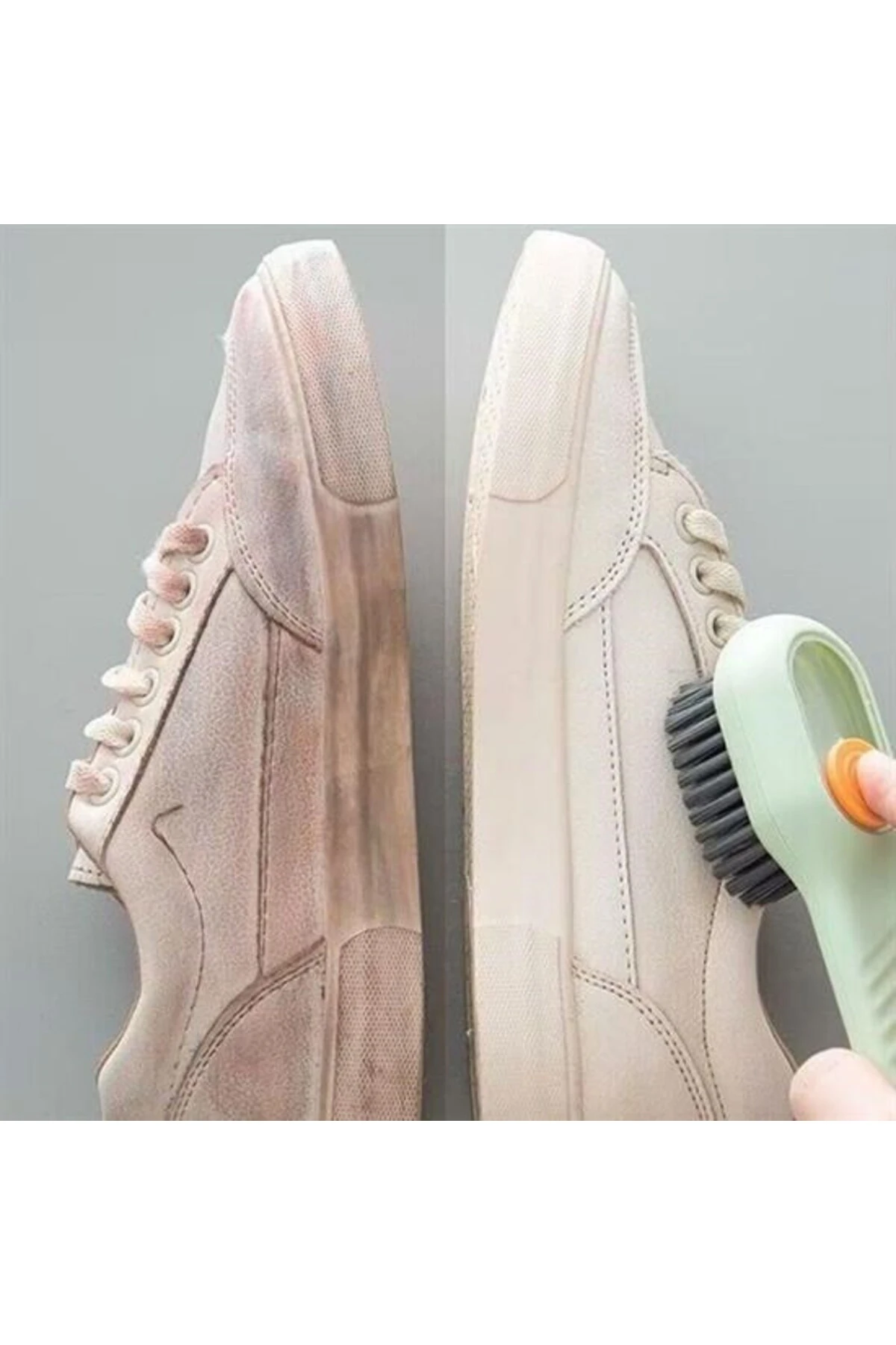 Çok Amaçlı Deterjan Hazneli Pratik Ayakkabı, Bot Temizleme Yıkama Fırçası