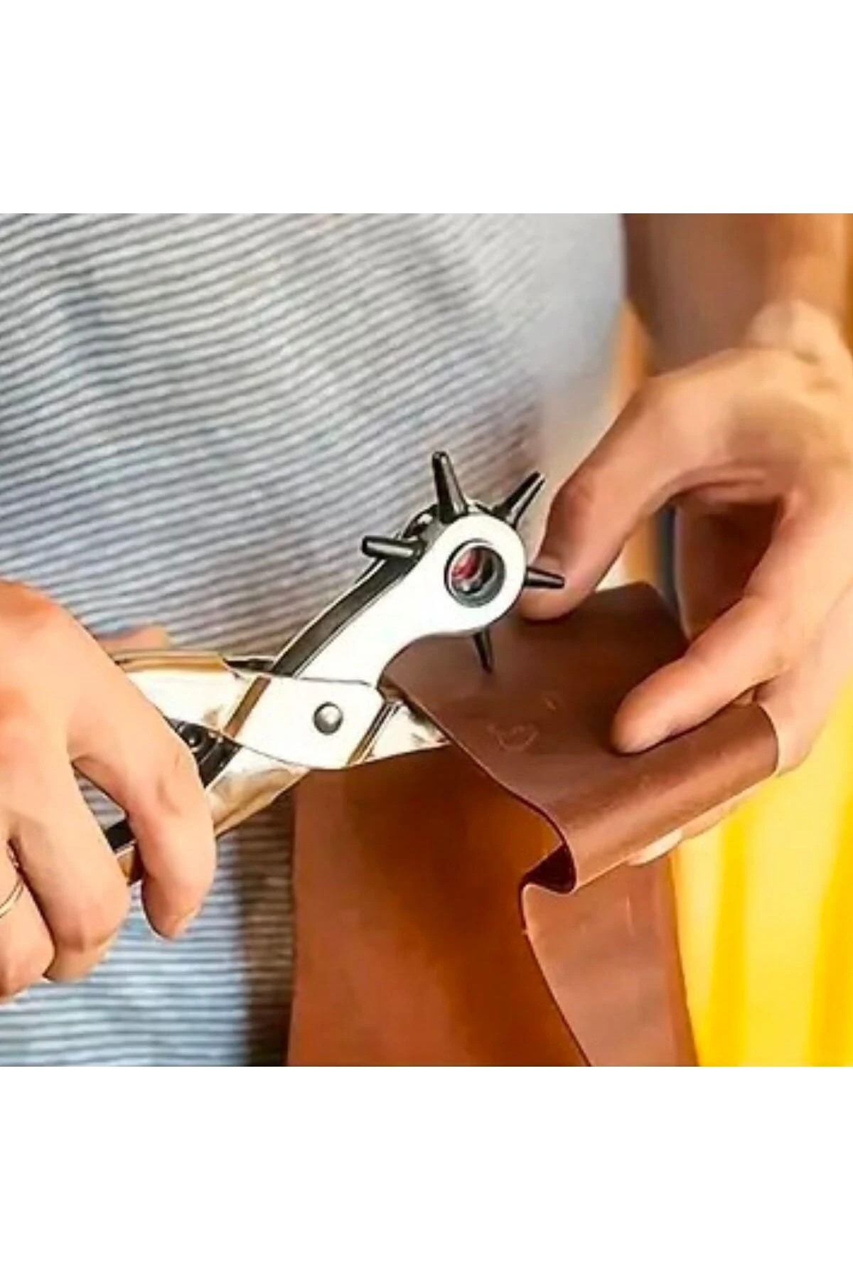 6 Farklı Boyutta Kemer Delme Pensesi Kemer Delici Delik Açıcı