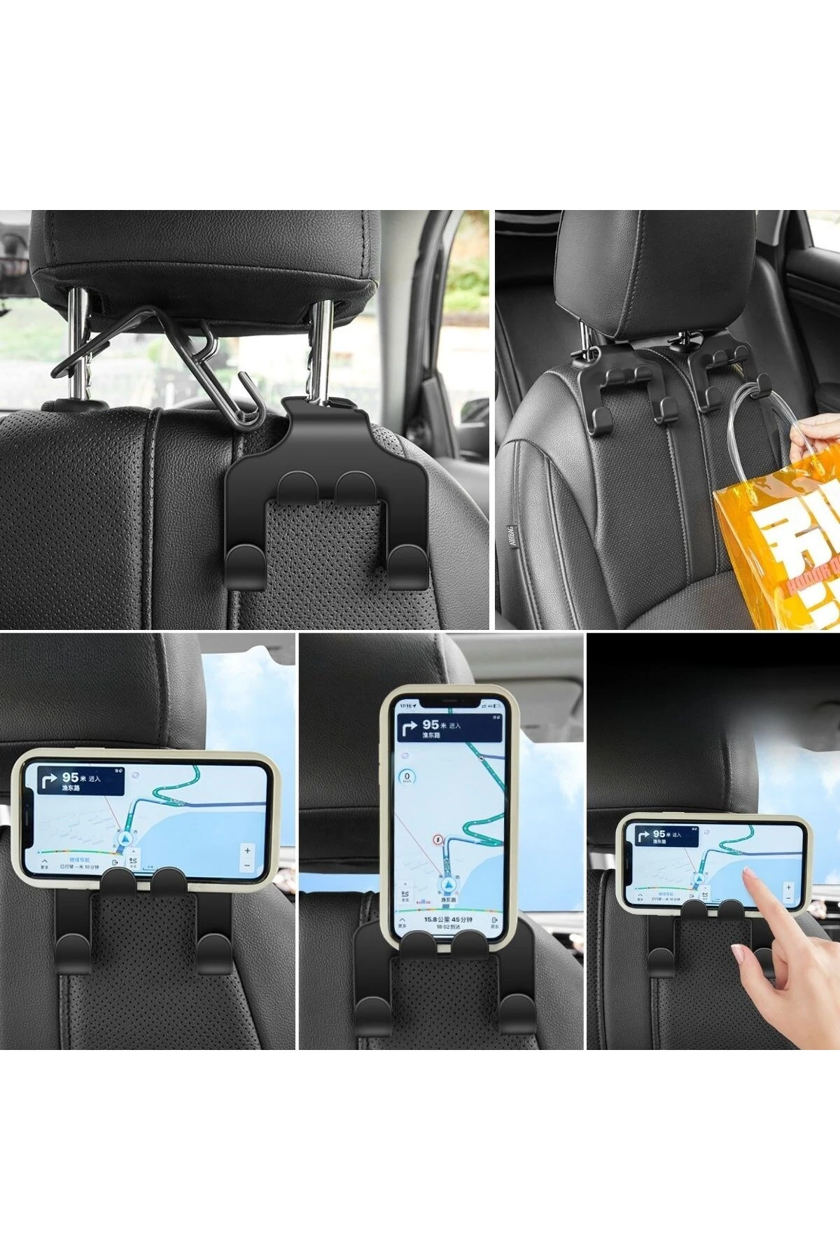 Araç Koltuk Arkasına Takılabilen Çanta,Poşet Askılıklı