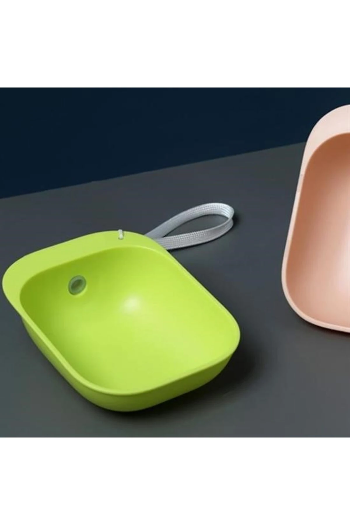 ® Evcil Hayvan Plastik Yıkanabilir Taşınabilir Su Şişesi Bağlantılı Su Kabı