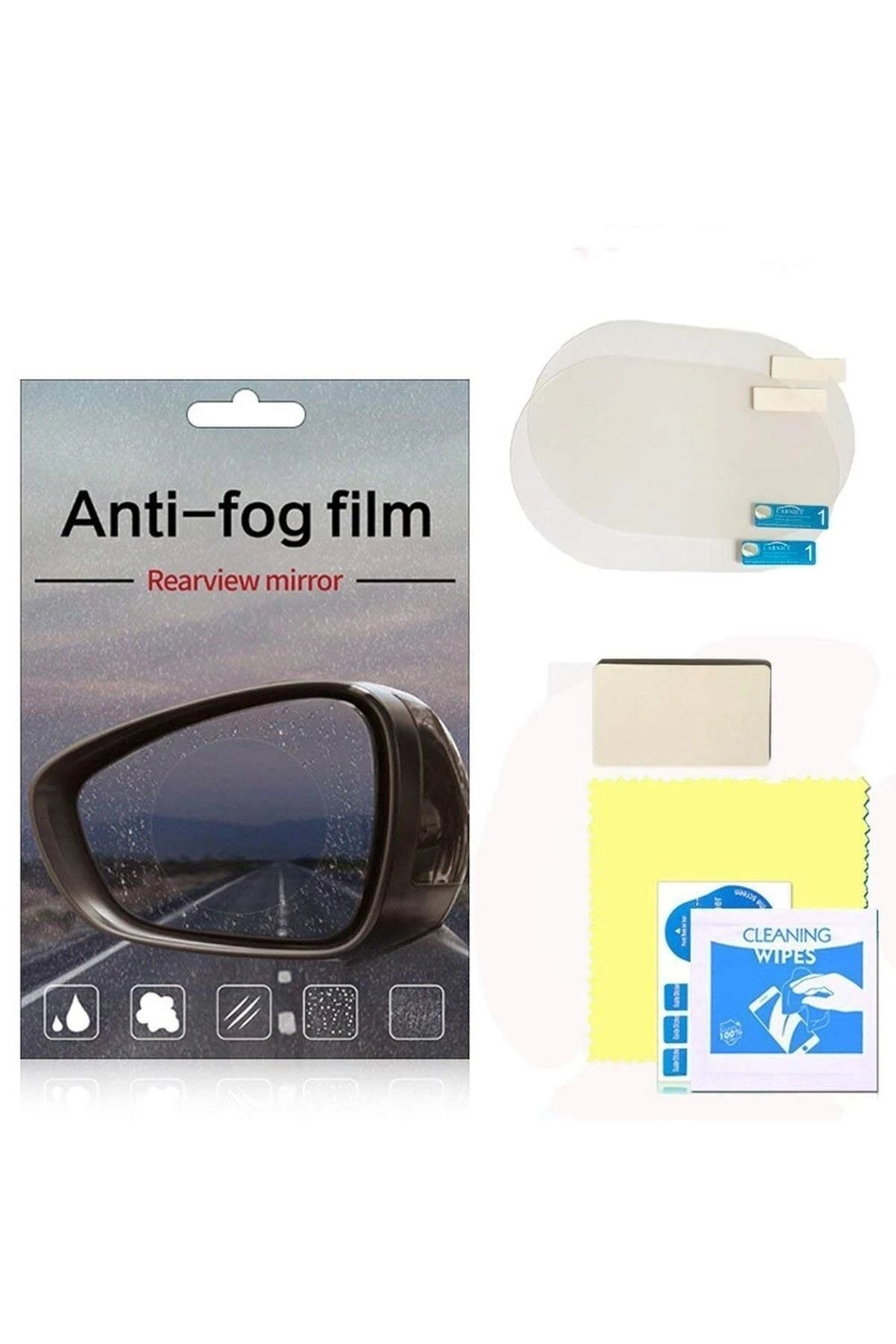 Araç Ayna Yağmur Kaydırıcı Ve Cam Buğu Önleyici Film