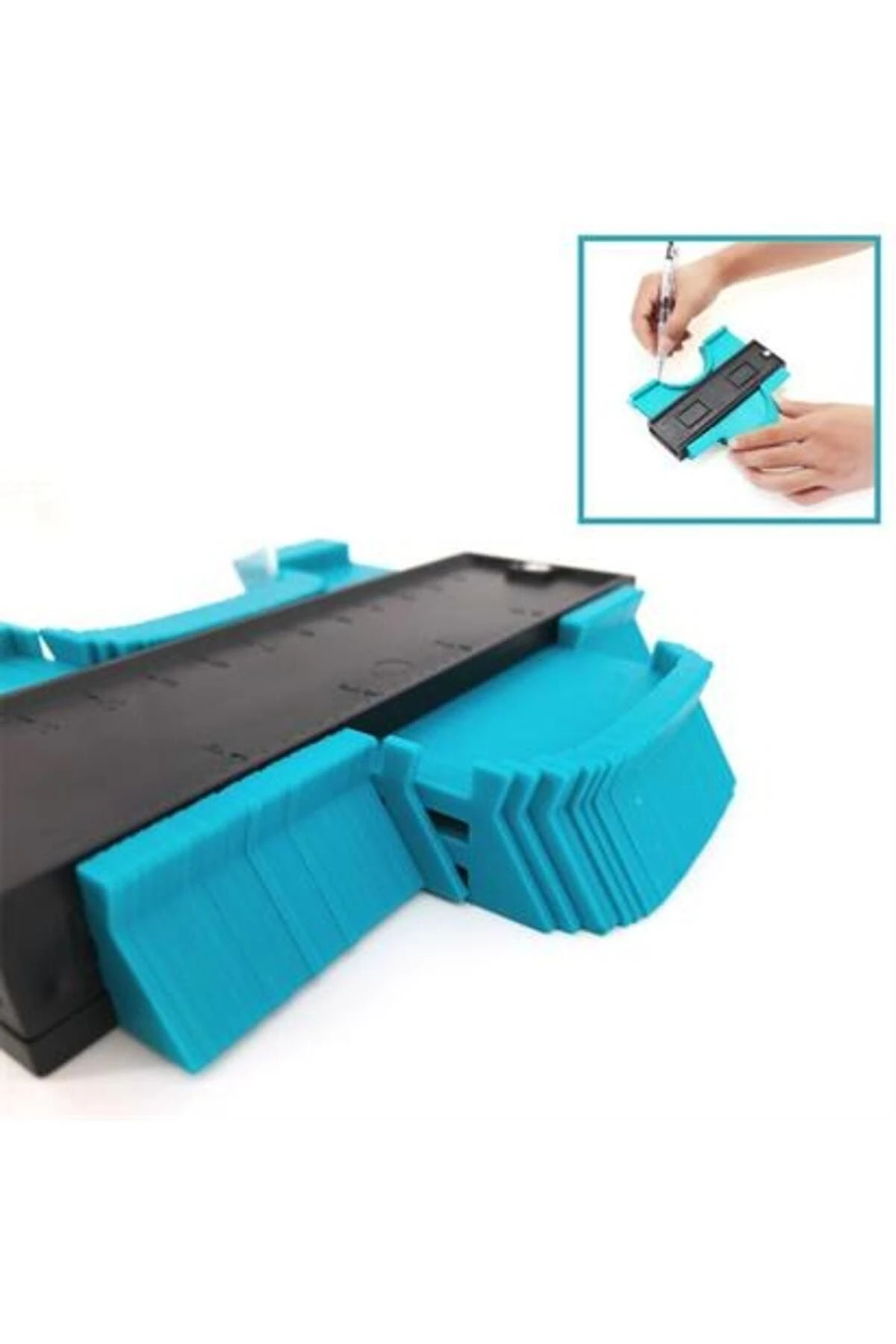 Çok Fonksiyonlu Plastik Kontur Ölçüm Cihazı Ahşap Fayans Şekillendirme Kalıbı