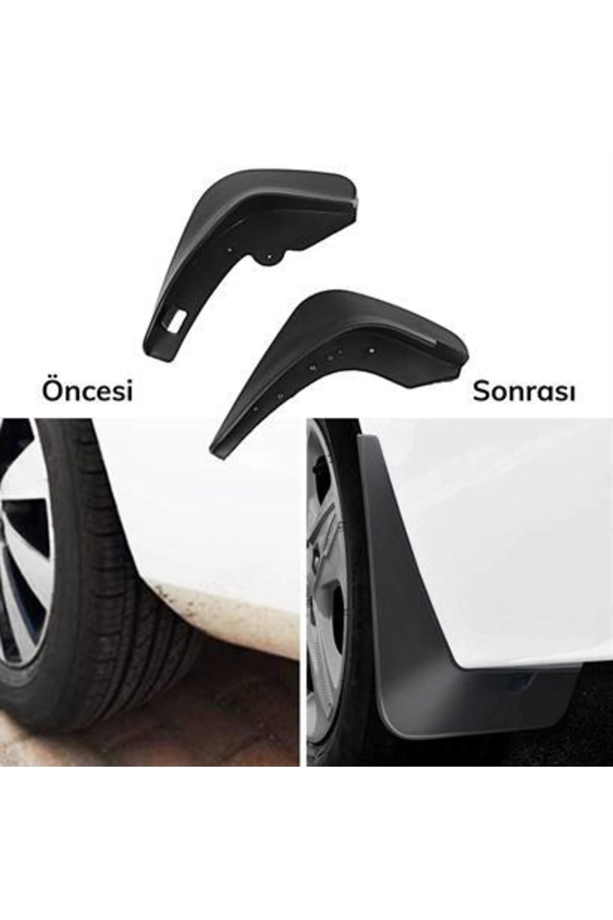 roichil® 2 Adet Ön Veya Arkaya Uygun Çamur Önleyici Paçalık 32 X19 Cm