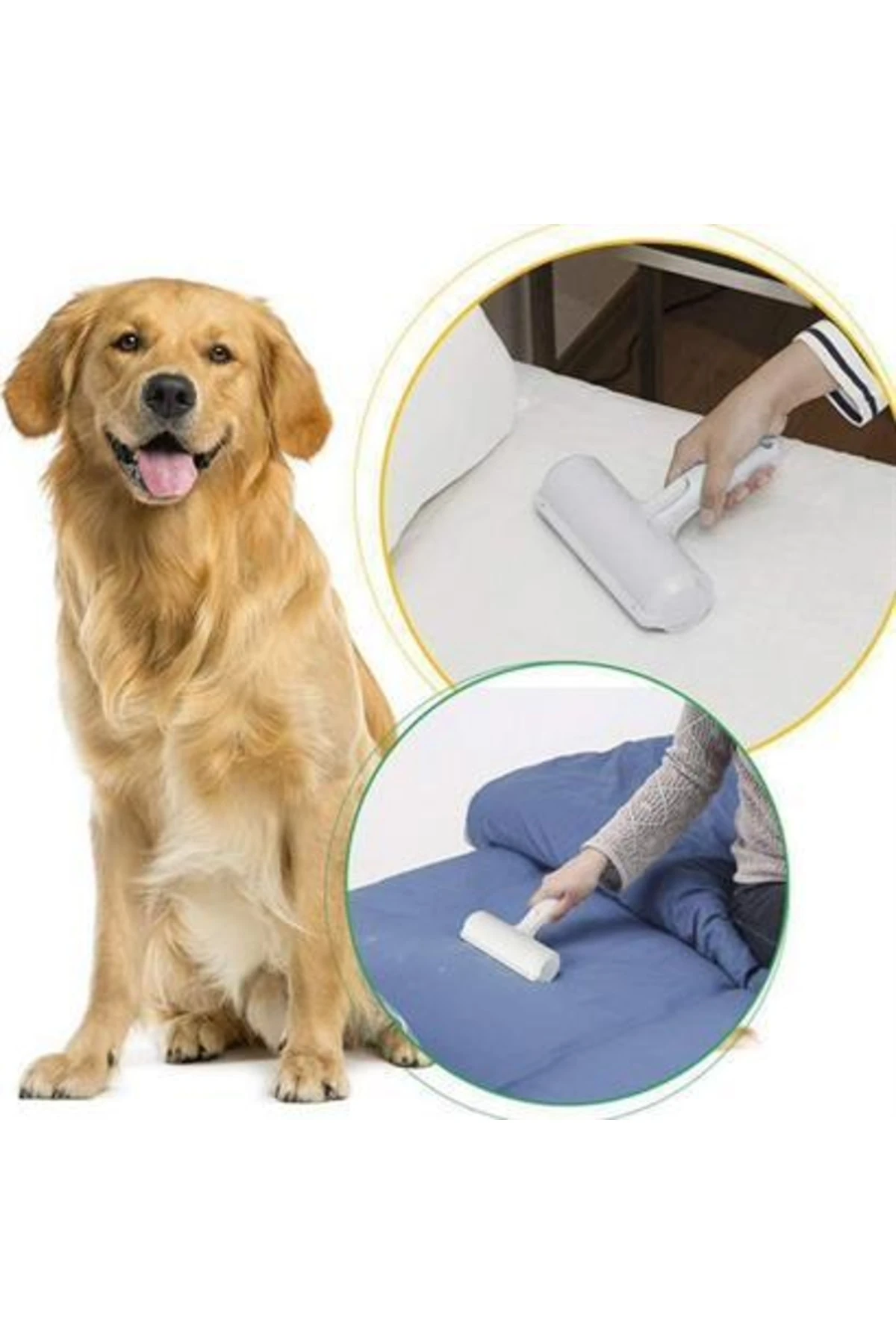 Hazneli Kedi Köpek Evcil Hayvan Kazak Kıyafet Elbise Halı Yatak Tüy Temizleyici Kıl Toz Top