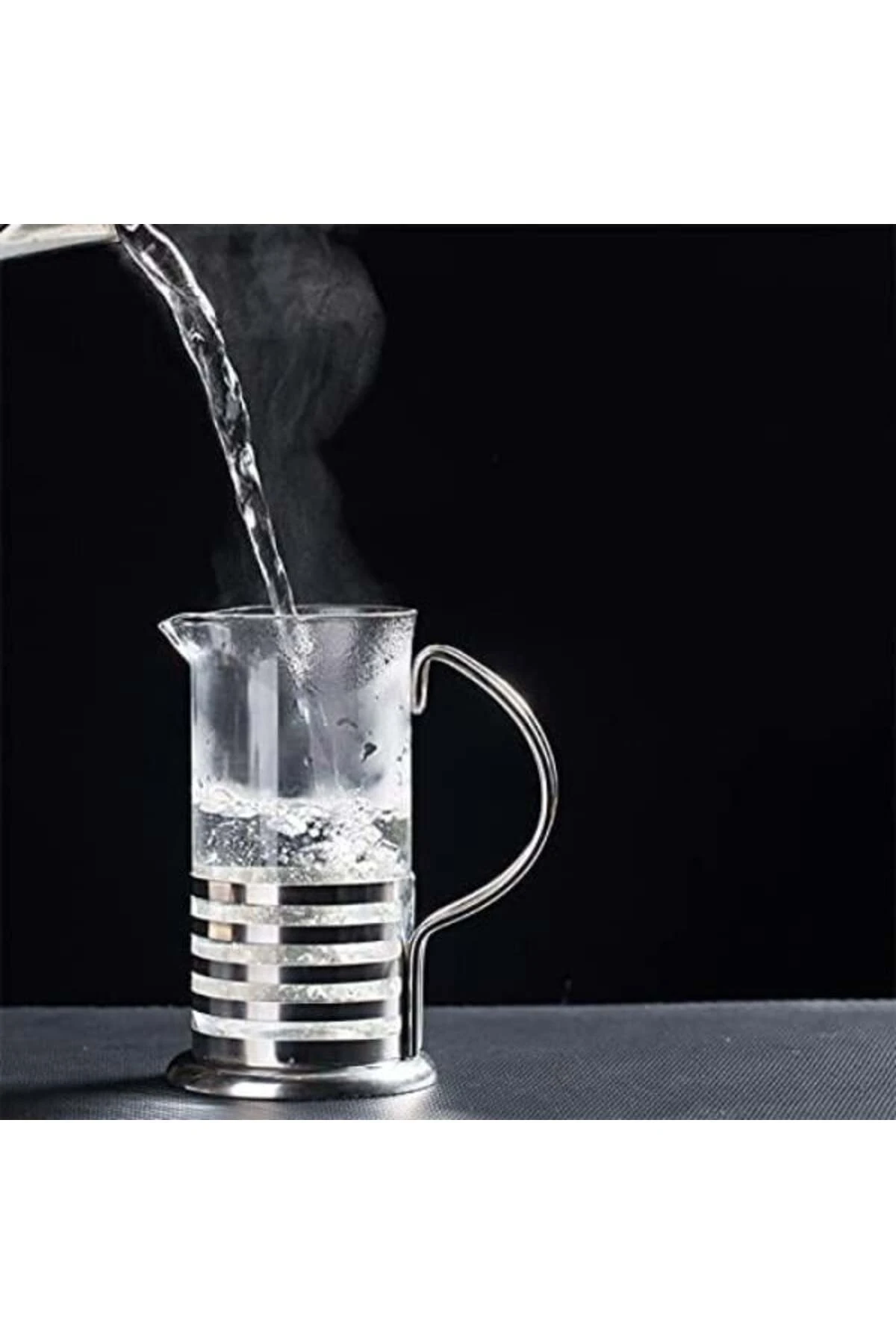 PASLANMAZ ÇELİK GÖVDELİ FRENCH PRESS KAHVE VE ÇAY DEMLEME APARATI