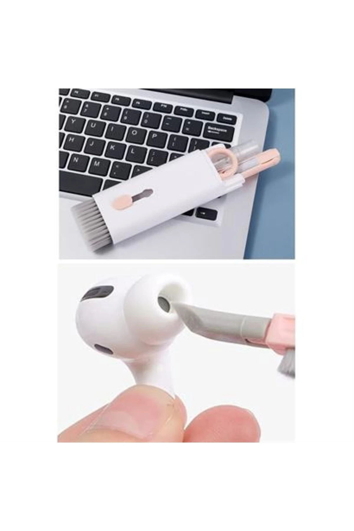 Çok Fonksiyonlu TV Bilgisayar Ekranı Kulaklık Fırçalı Spreyli Elektronik Temizlik Seti