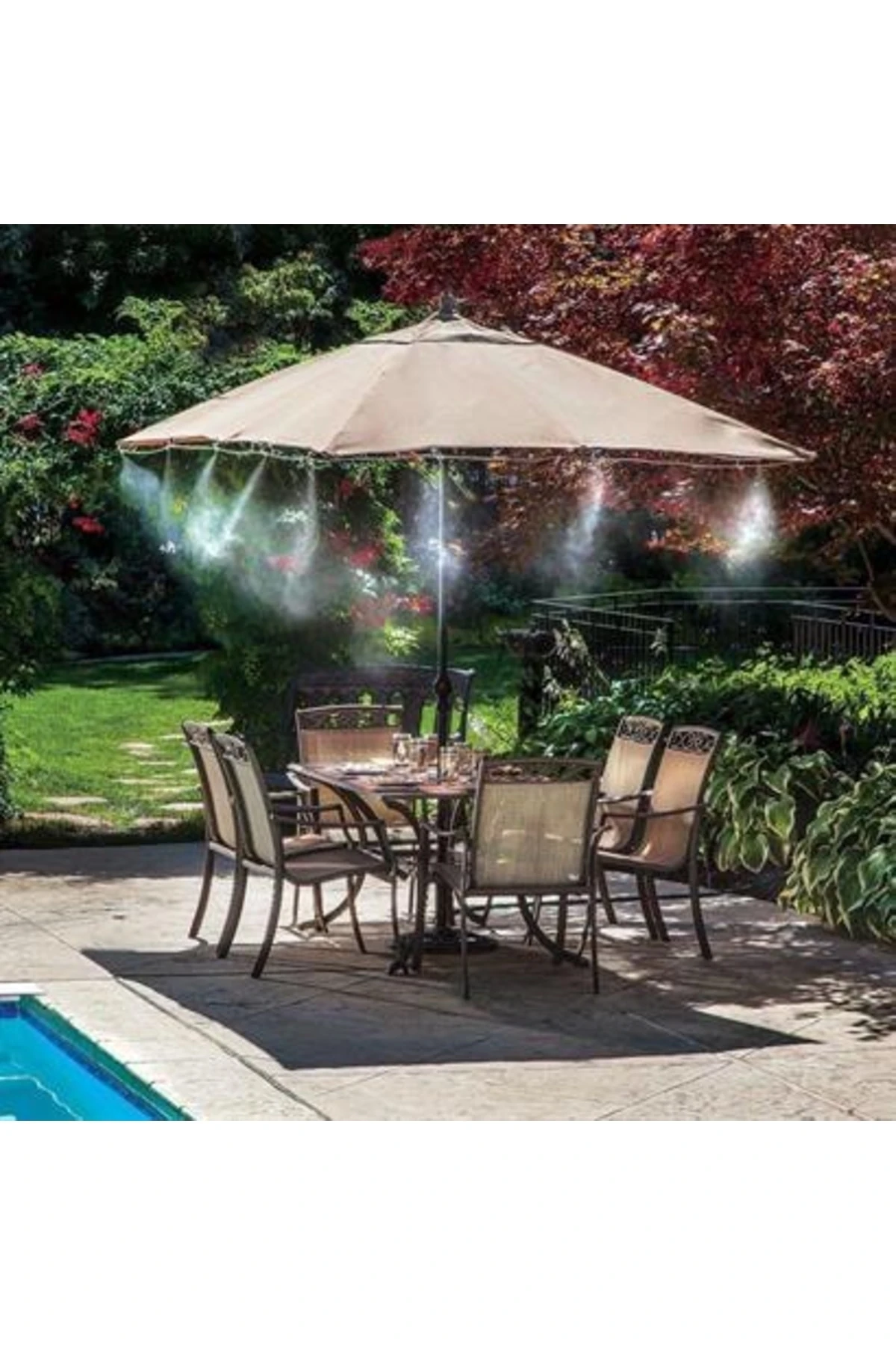 10 Metre Kendin Yap Balkon Veranda Çardak Kamelya Sulama Serinletme Ve Nemlendirme Sistemi ( Lisinya