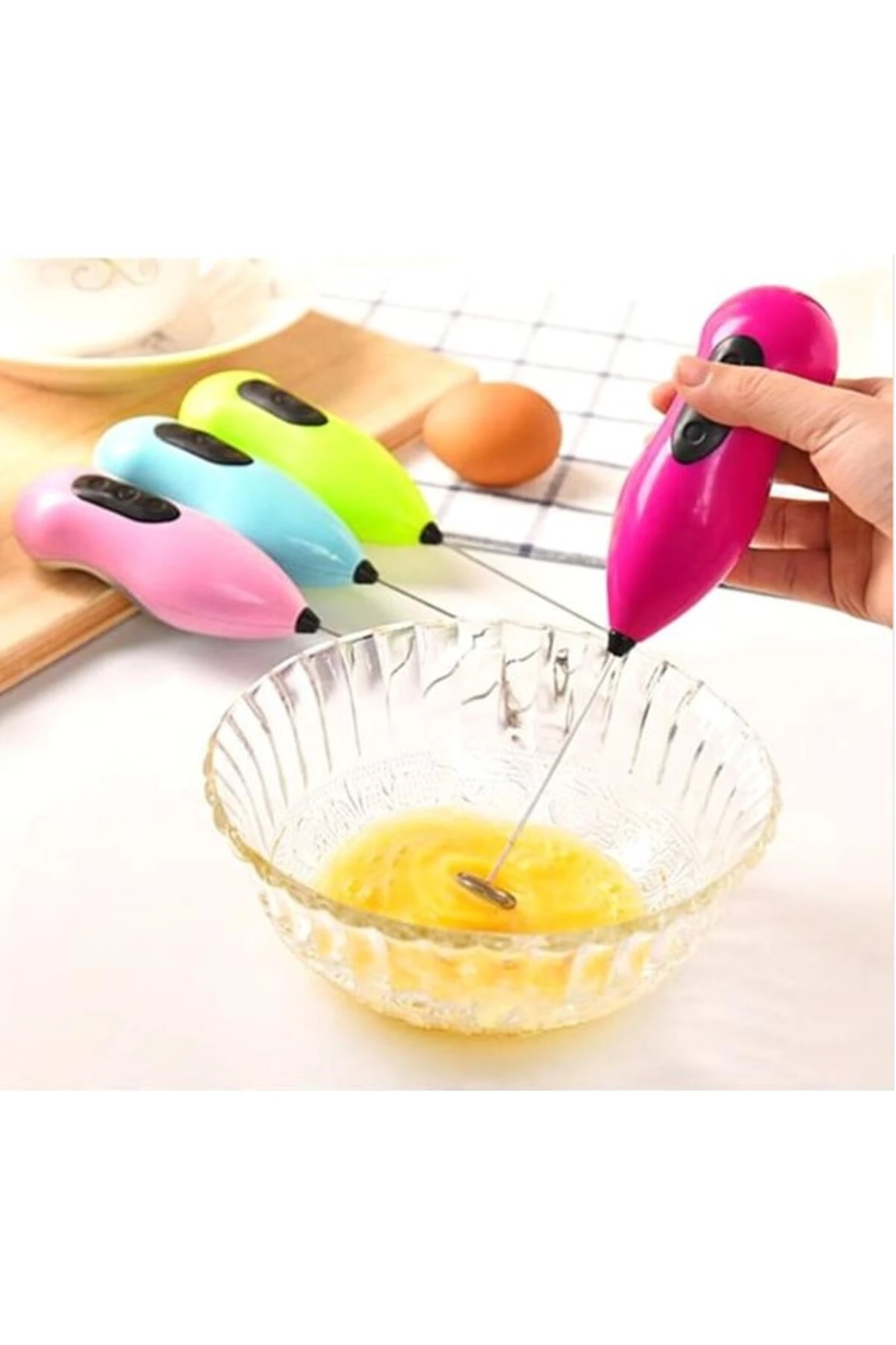 Pilli Süt Köpürtücü ve Yumurta Çırpıcı