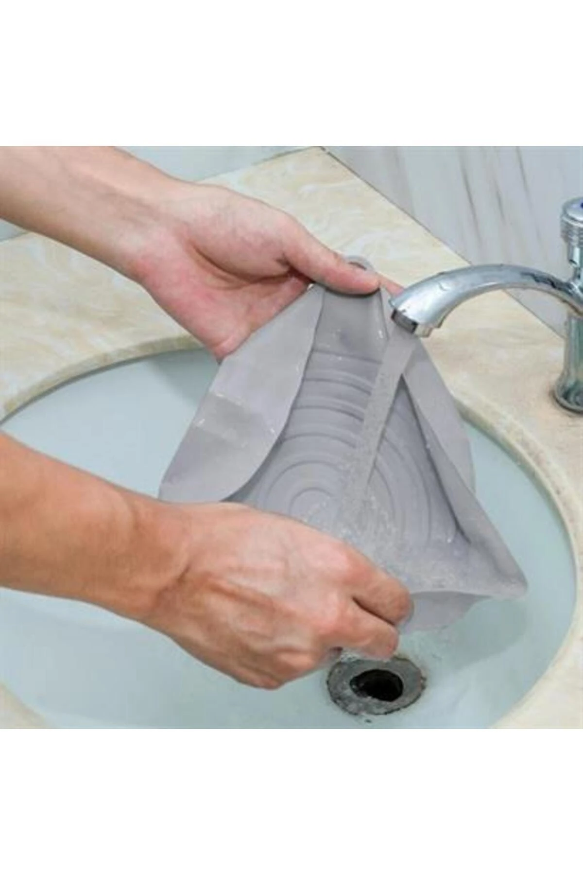 Renkli Isıya Dayanıklı Yıkanılabilir Silikon Fırın Airfryer Kare Model Pişirme Matı 20 cm