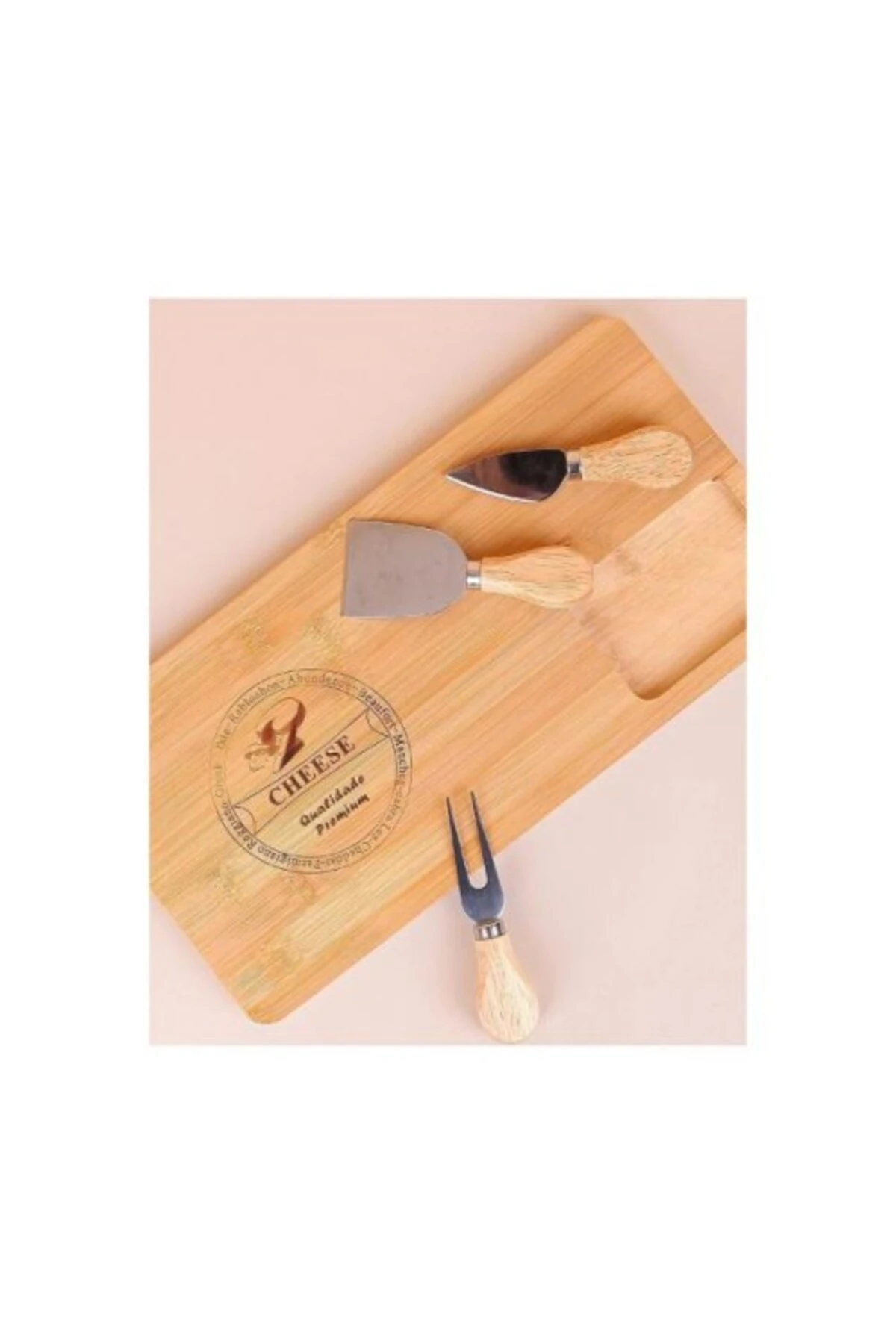 Bambu Peynir Kesme Sunum Tahtası