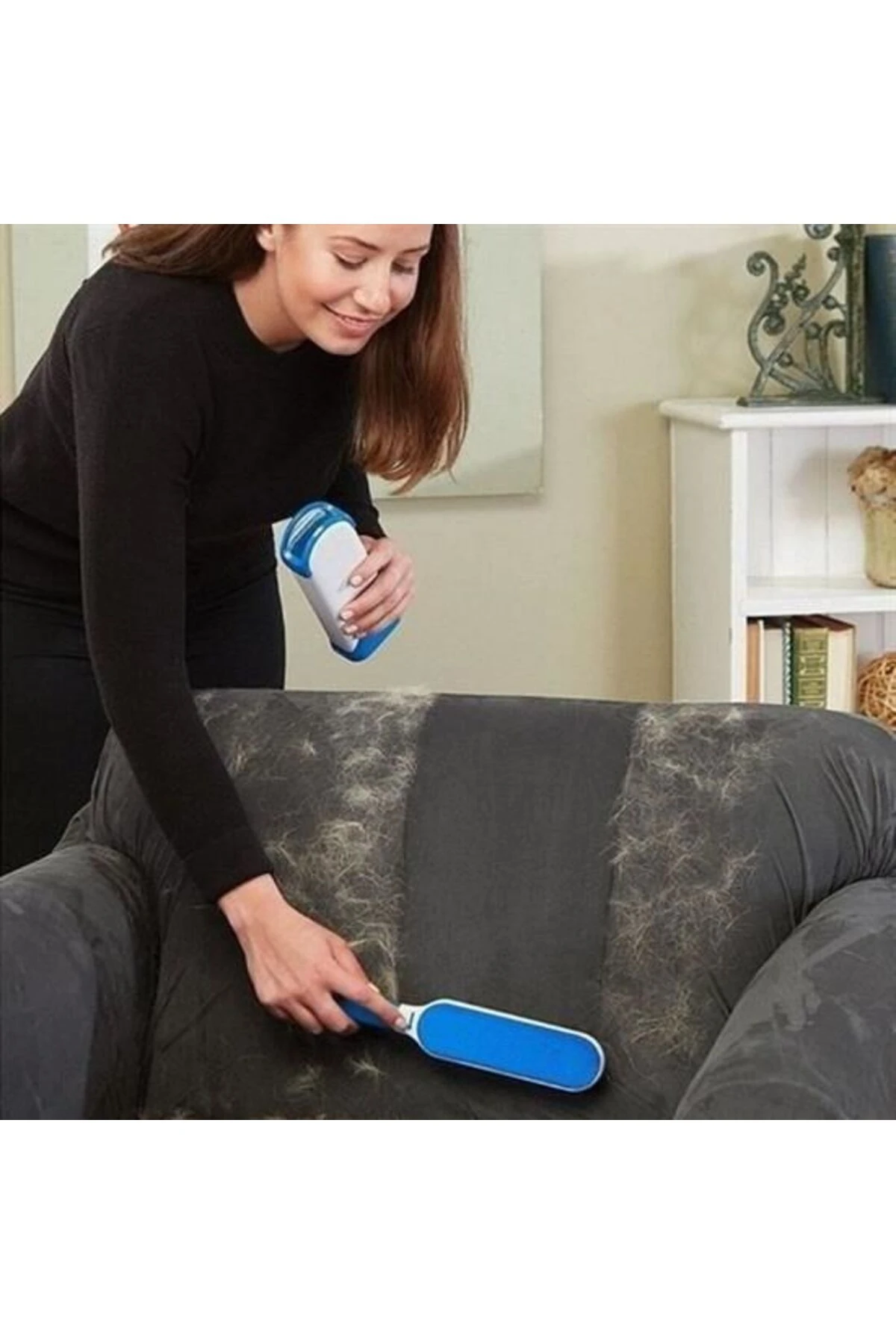 2li Set Kıl Tüy Toplayıcı Kendinden Temizlemeli Tarak