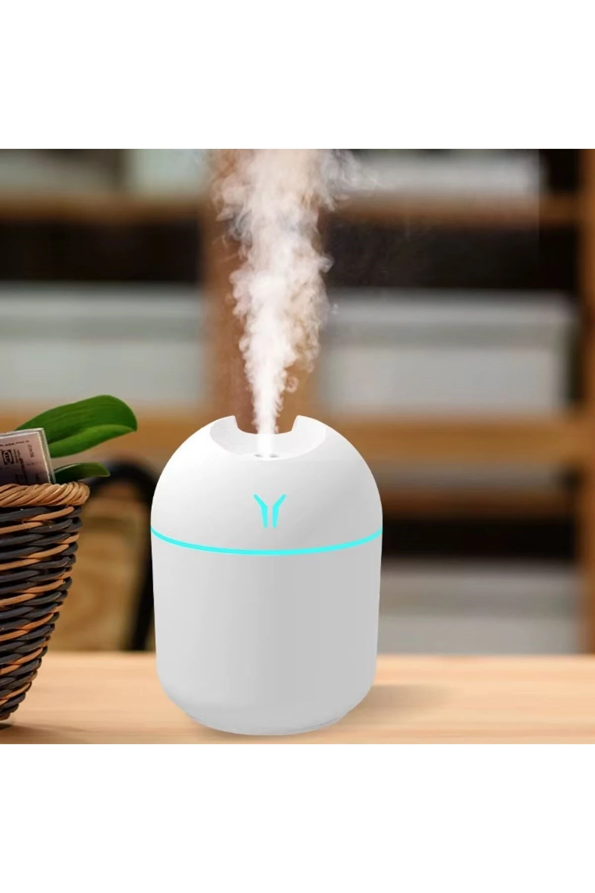 Işıklı Kuru Havayı Azaltan ve Aromaterapi Deneyimi Sunan Hava ve Oda Nemlendirici