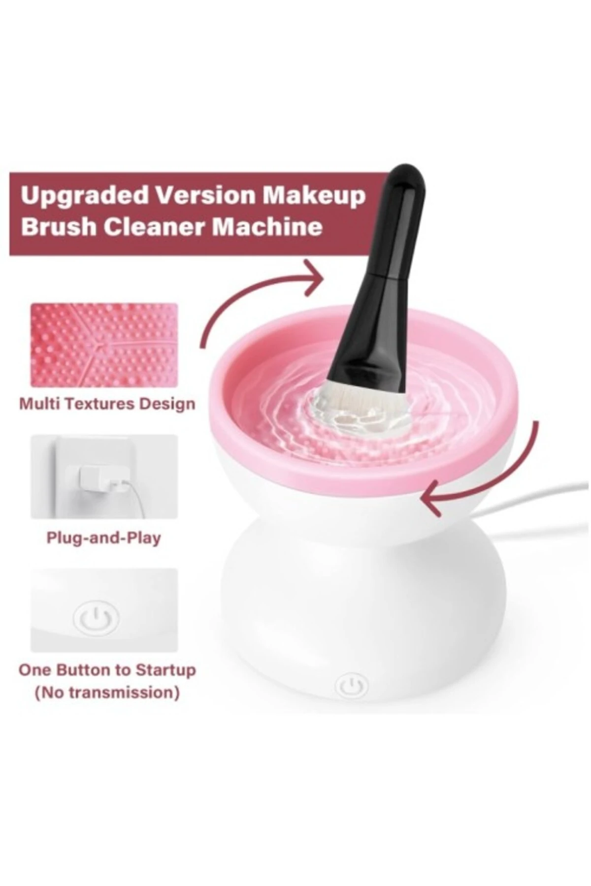 Elektrikli Makyaj Fırçası Temizleyici