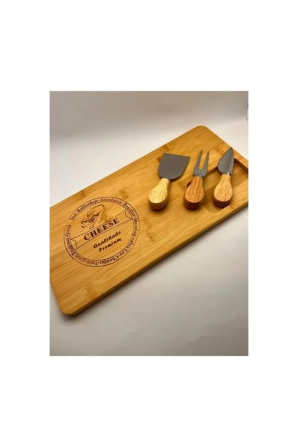 Bambu Peynir Kesme Sunum Tahtası