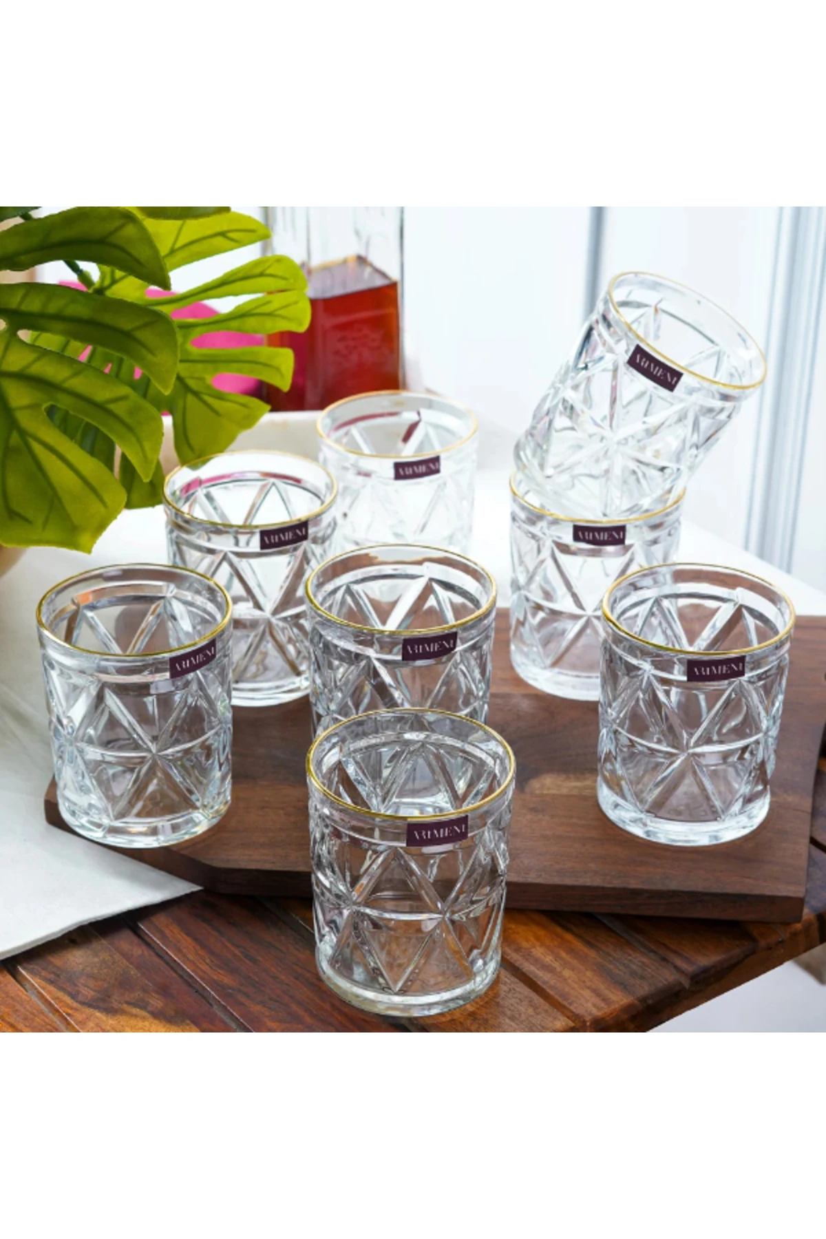 6'lı Kristal Meşrubat Bardağı 300 ml