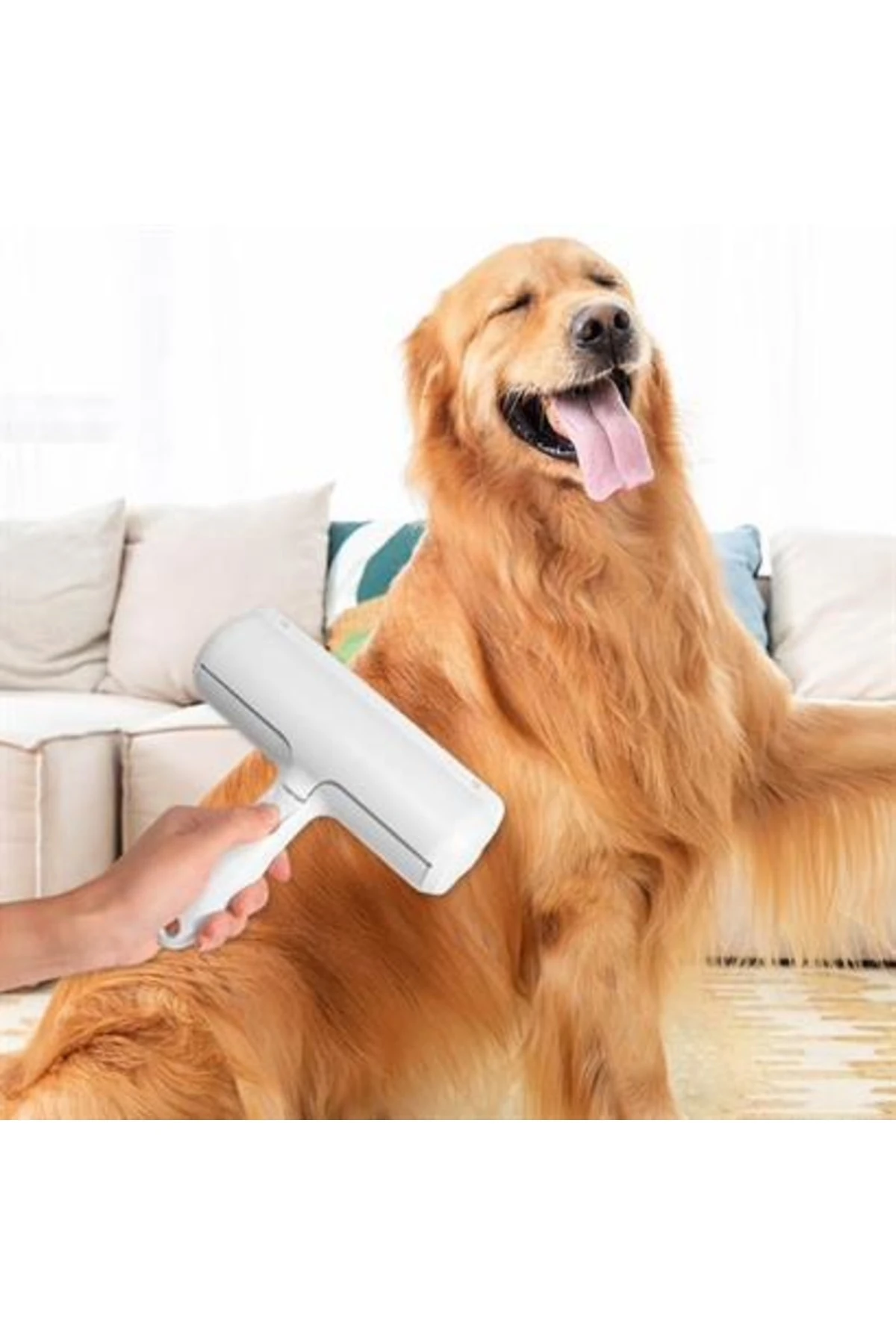 Hazneli Kedi Köpek Evcil Hayvan Kazak Kıyafet Elbise Halı Yatak Tüy Temizleyici Kıl Toz Top