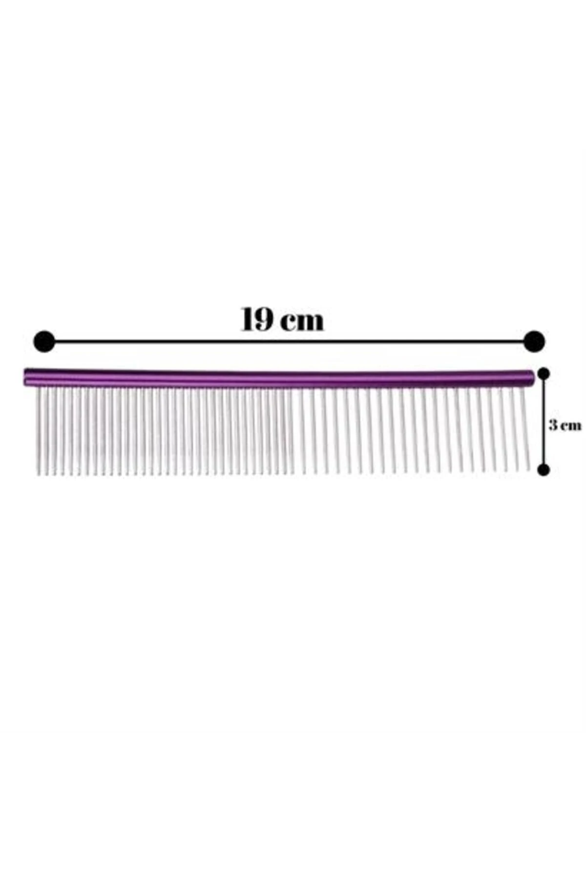 Parlak Metal Köpek Tarağı Renkli Pet Köpek Pire Tımar Tarağı Köpek Tüyü Tarama