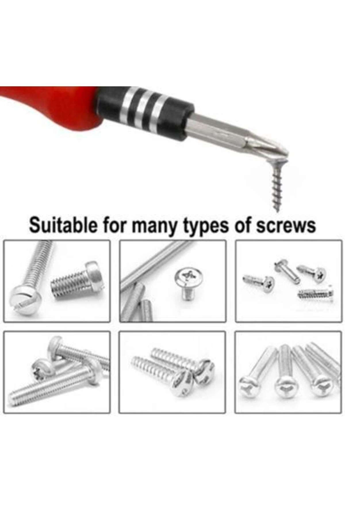 Büyük 31 Parça Hassas Tornavida Bits Uç Seti Yumurta Tornavida