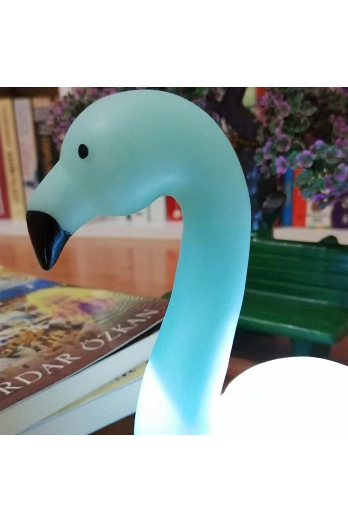 roichil® Dekoratif Işık Altında Renk Değiştiren Pilli Kuğu Gece Lambası