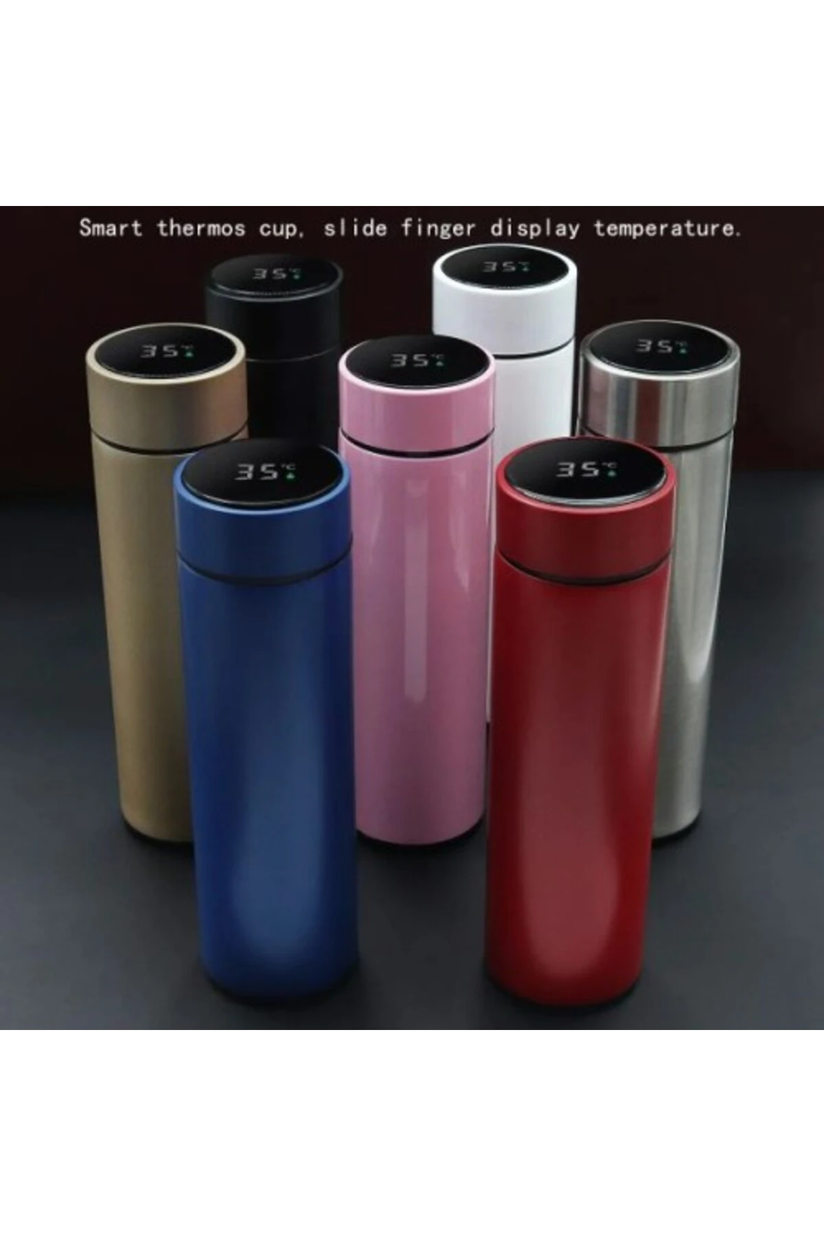 Sıcaklık Göstergeli Dijital Termos 500 ml