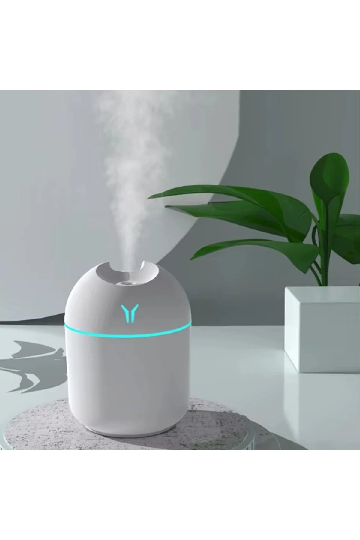 Işıklı Kuru Havayı Azaltan ve Aromaterapi Deneyimi Sunan Hava ve Oda Nemlendirici