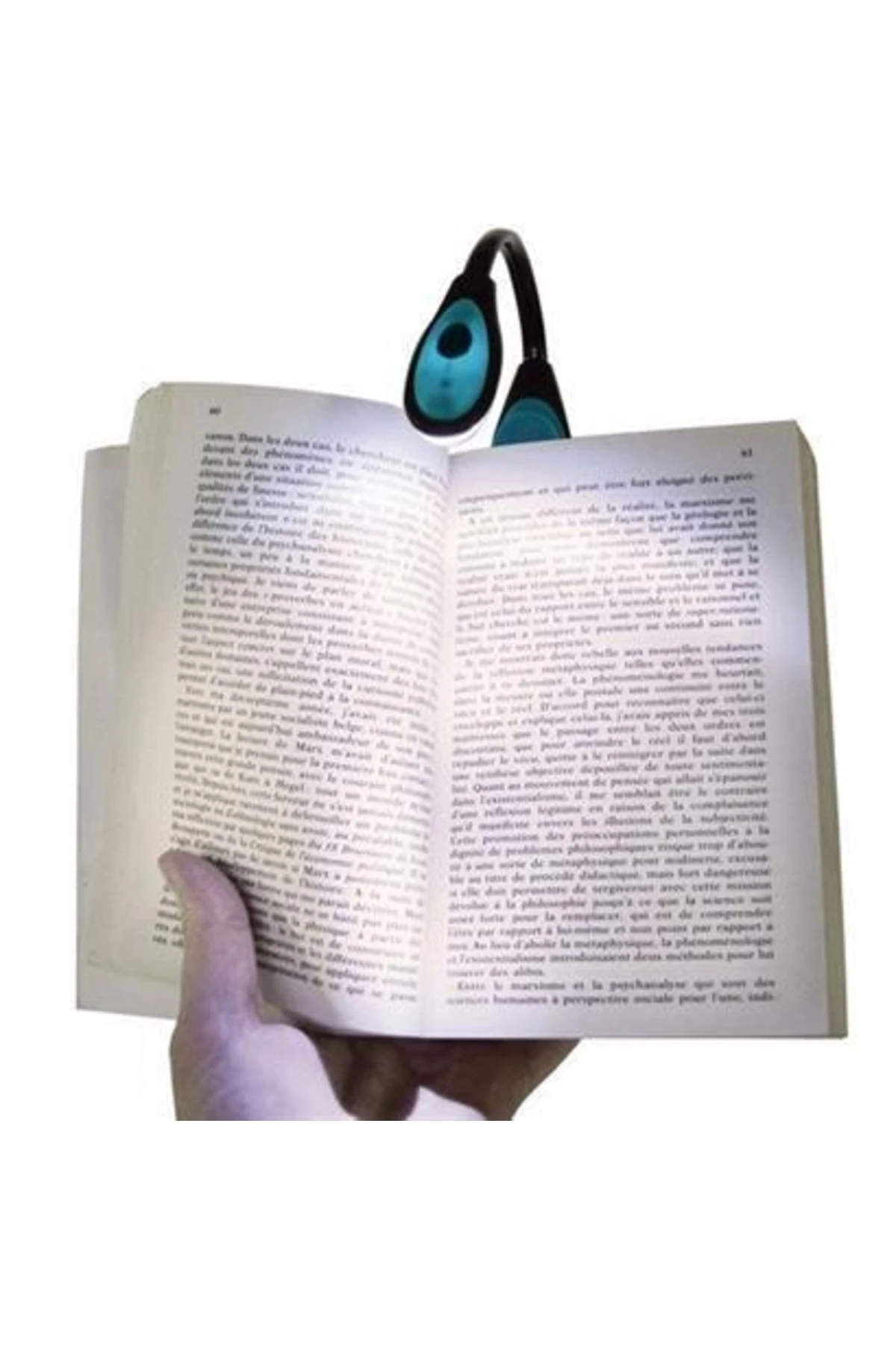 Kitap Okuma Lambası Kıskaçlı Işık Pilli Aydınlatma Kitap Okuma Işığı