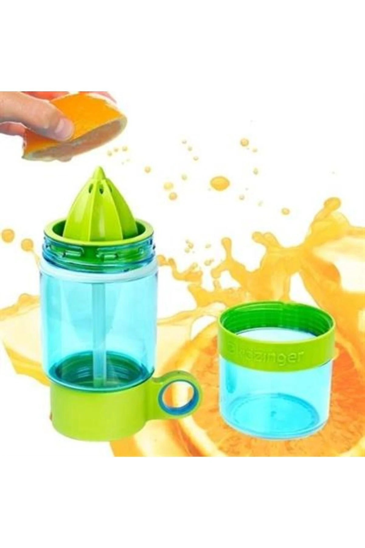 roichil® Narenciye Limon Sıkmalı Pratik Detoks Toksin Atıcı Su Matarası Spor Şişesi