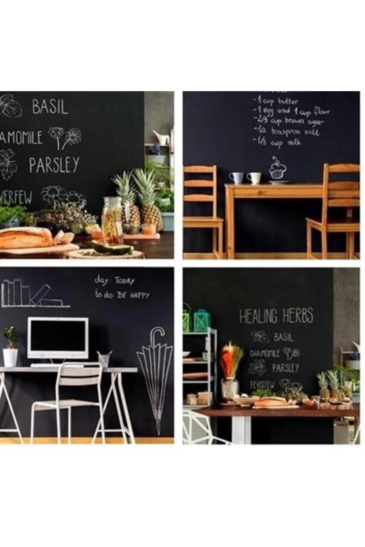 Sticker Rulo Yapışkanlı Çocuk Yazı Yazma Tahtası Yazı Yazma Sticker