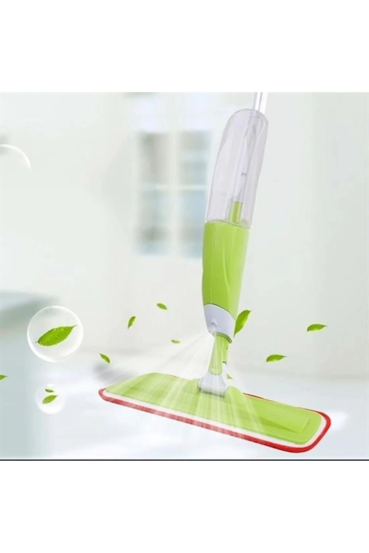 ® Döner Başlıklı Spreyli Mop Parke Ahşap Fayans Temizleyici Su Hazneli Sihirli Paspas