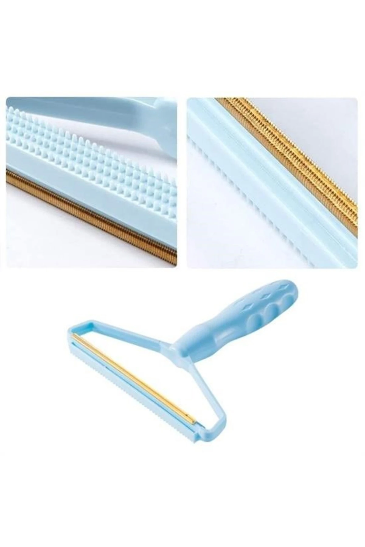 ® Çift Taraflı Elbise Kazak Plastik Kumaş Tüy Alma ve Tiftik Temizleyici Toplayıcı Taşınabilir